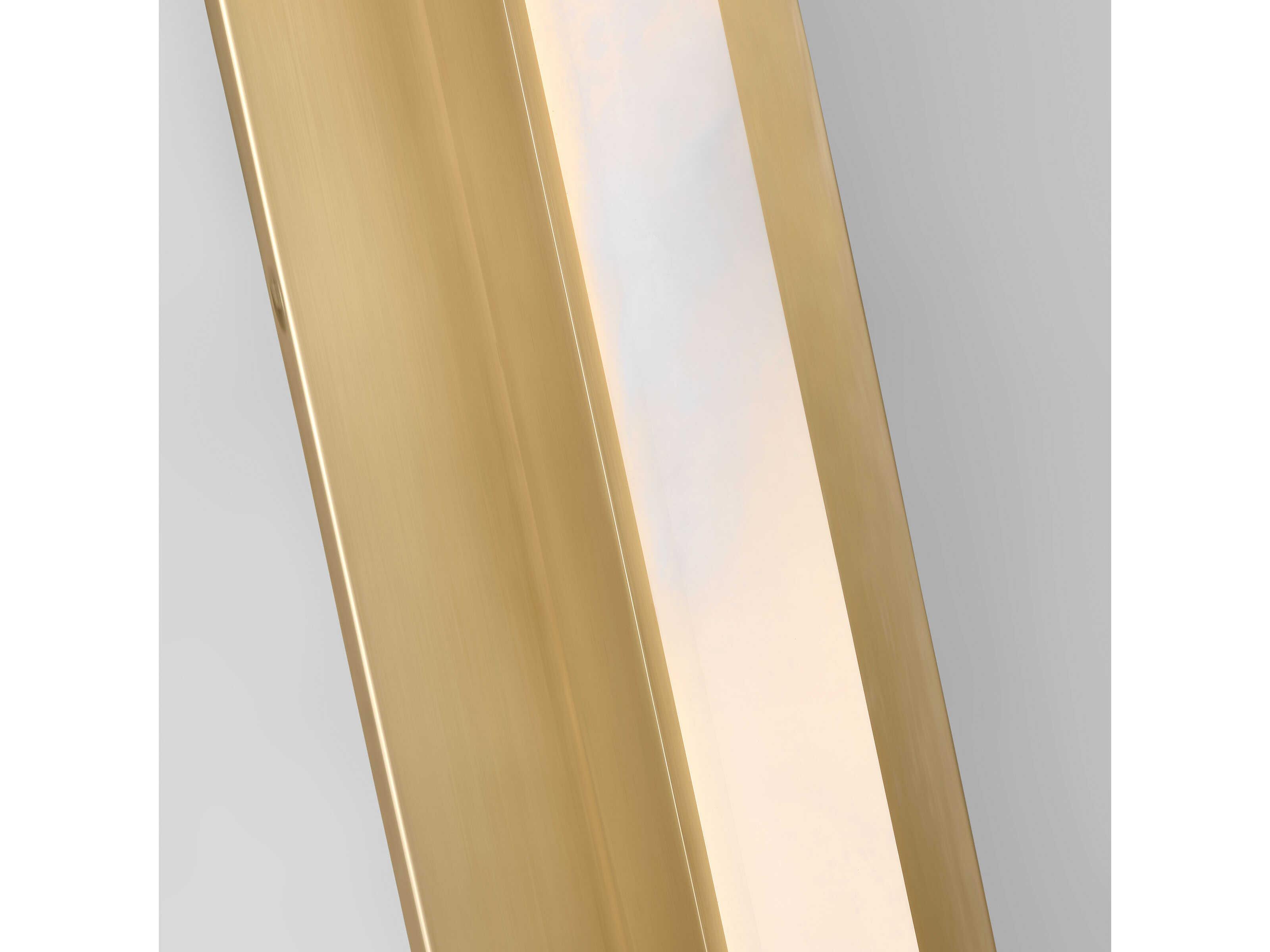 Visual Comfort Modern Linea 1-Light Hand Rubbed Antique Brass Wall Sconce