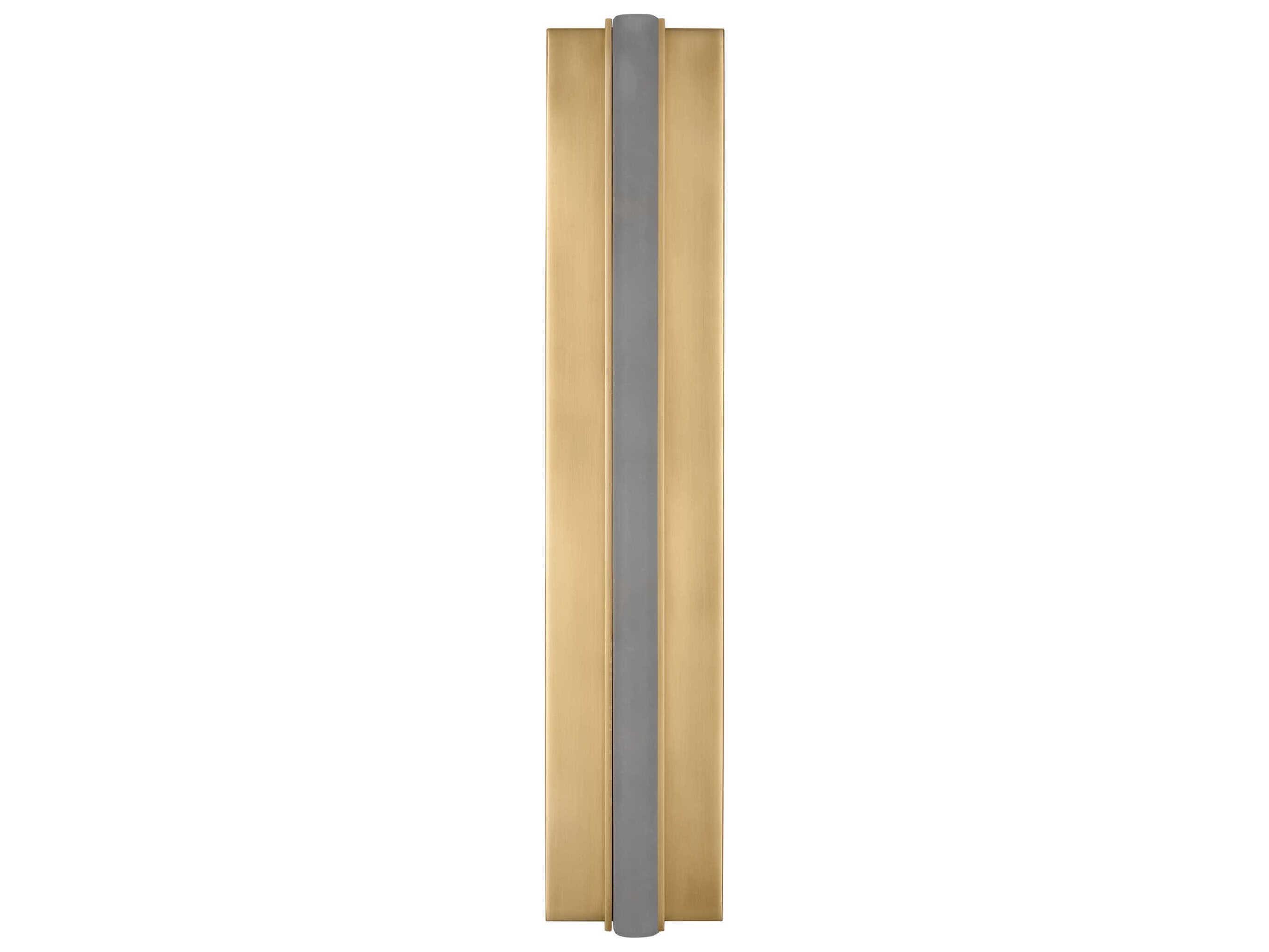Visual Comfort Modern Linea 1-Light Hand Rubbed Antique Brass Wall Sconce