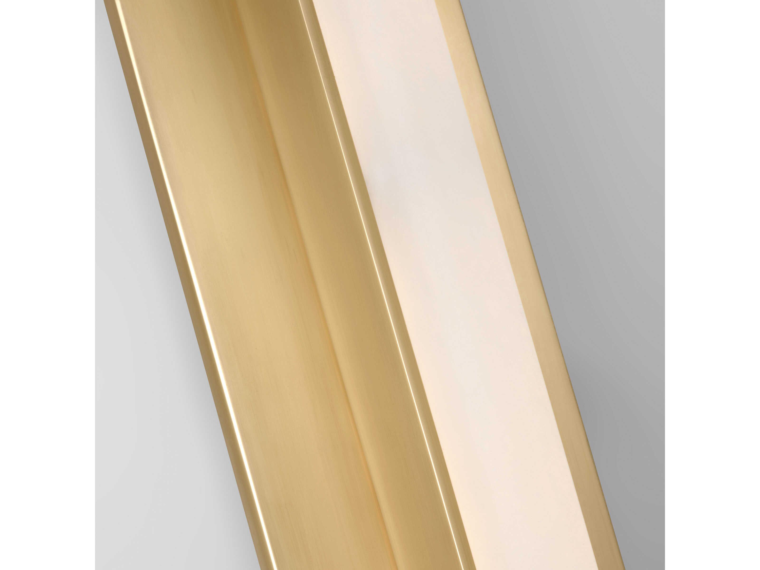 Visual Comfort Modern Linea 1-Light Hand Rubbed Antique Brass Wall Sconce