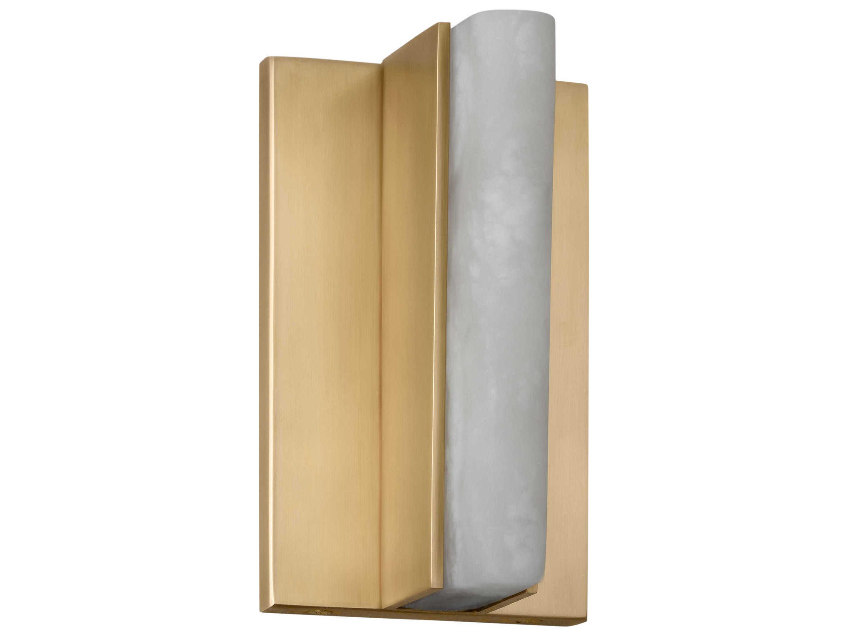 Visual Comfort Modern Linea 1-Light Hand Rubbed Antique Brass Wall Sconce
