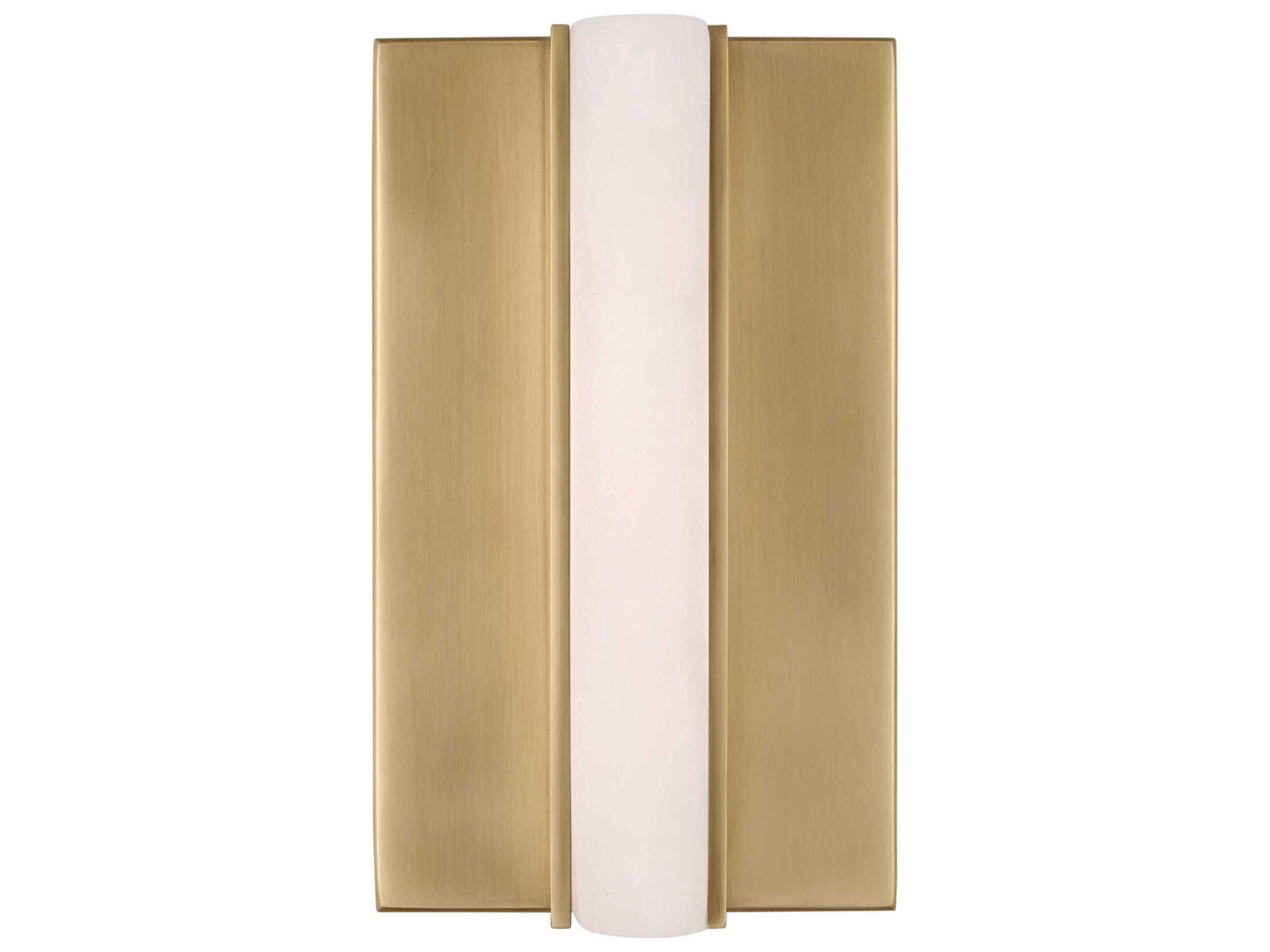 Visual Comfort Modern Linea 1-Light Hand Rubbed Antique Brass Wall Sconce