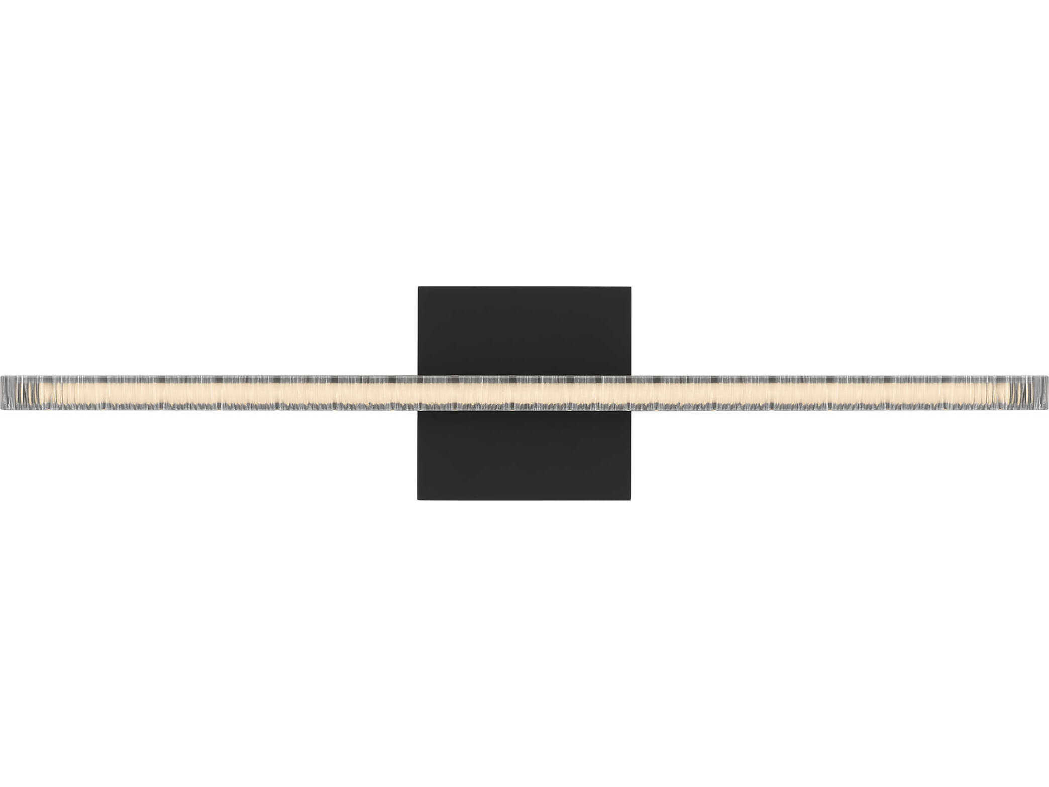 Visual Comfort Modern Serre 1-Light Nightshade Black Vanity Light