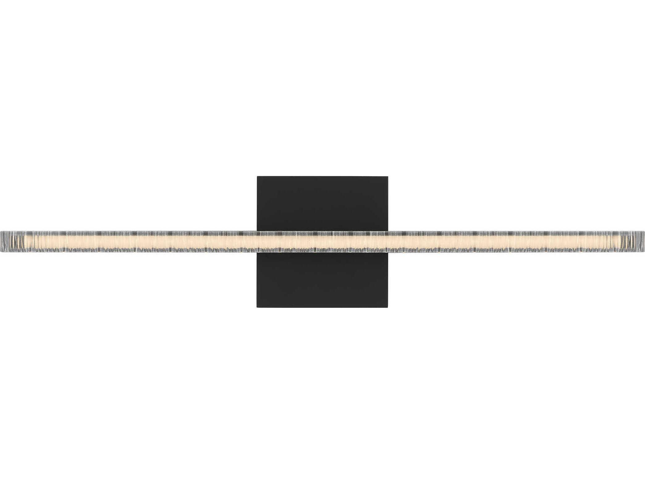 Visual Comfort Modern Serre 1-Light Nightshade Black Vanity Light