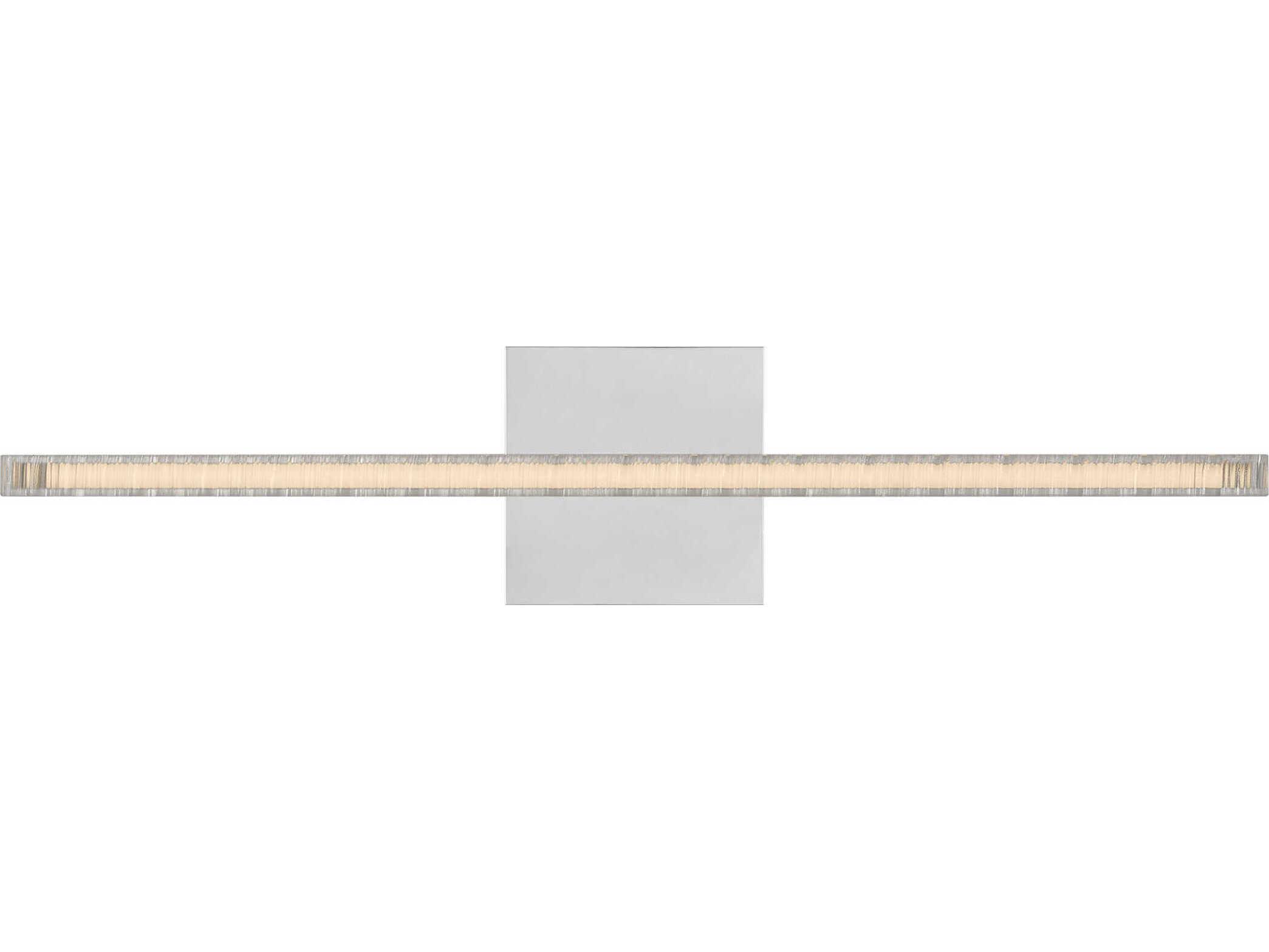 Visual Comfort Modern Serre 1-Light Polished Nickel Vanity Light