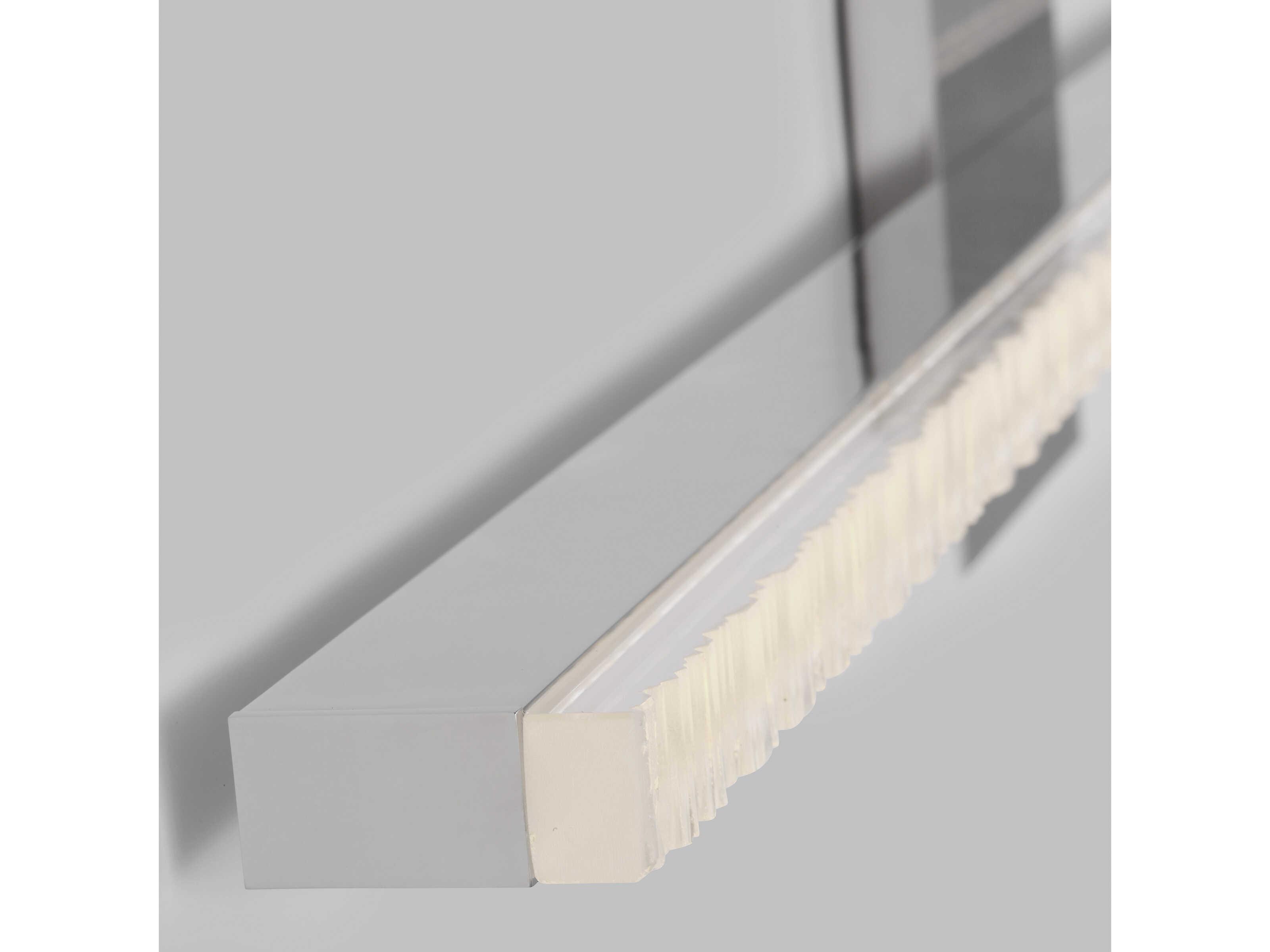 Visual Comfort Modern Serre 1-Light Polished Nickel Vanity Light