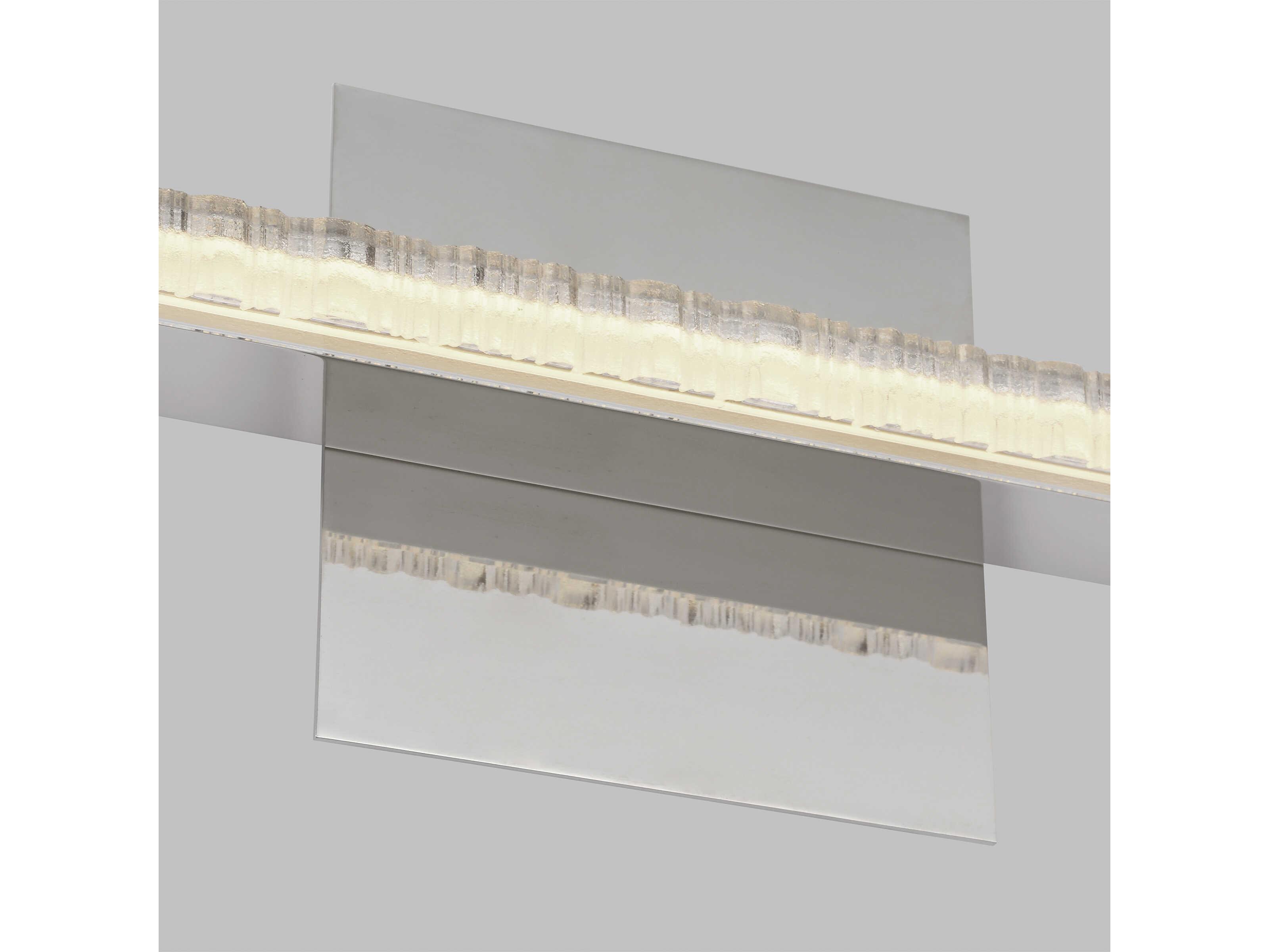 Visual Comfort Modern Serre 1-Light Polished Nickel Vanity Light