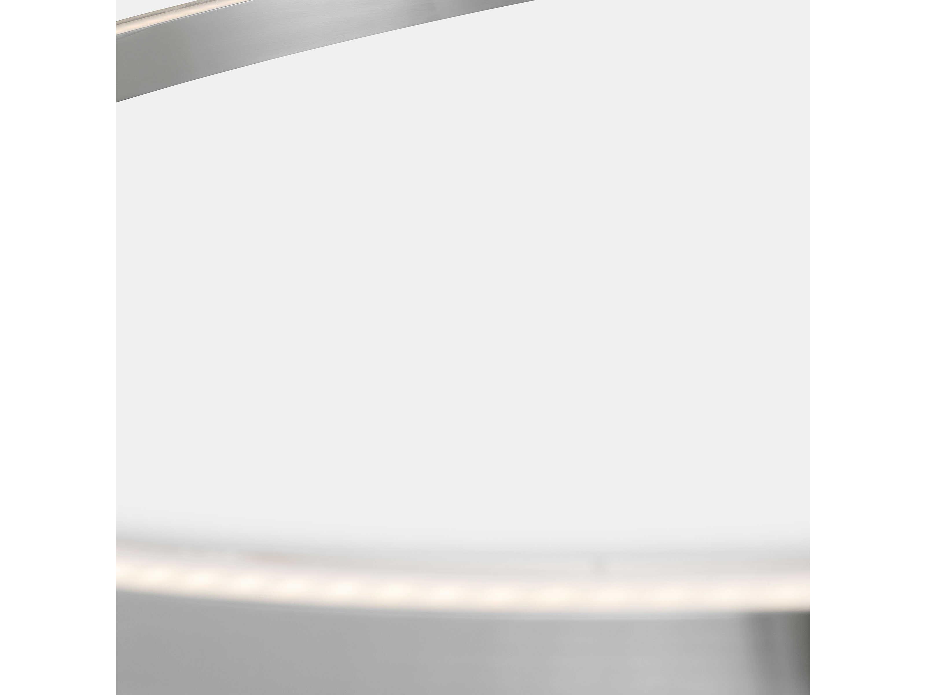 Visual Comfort Modern Stagger 1-Light Polished Stainless Steel Pendant