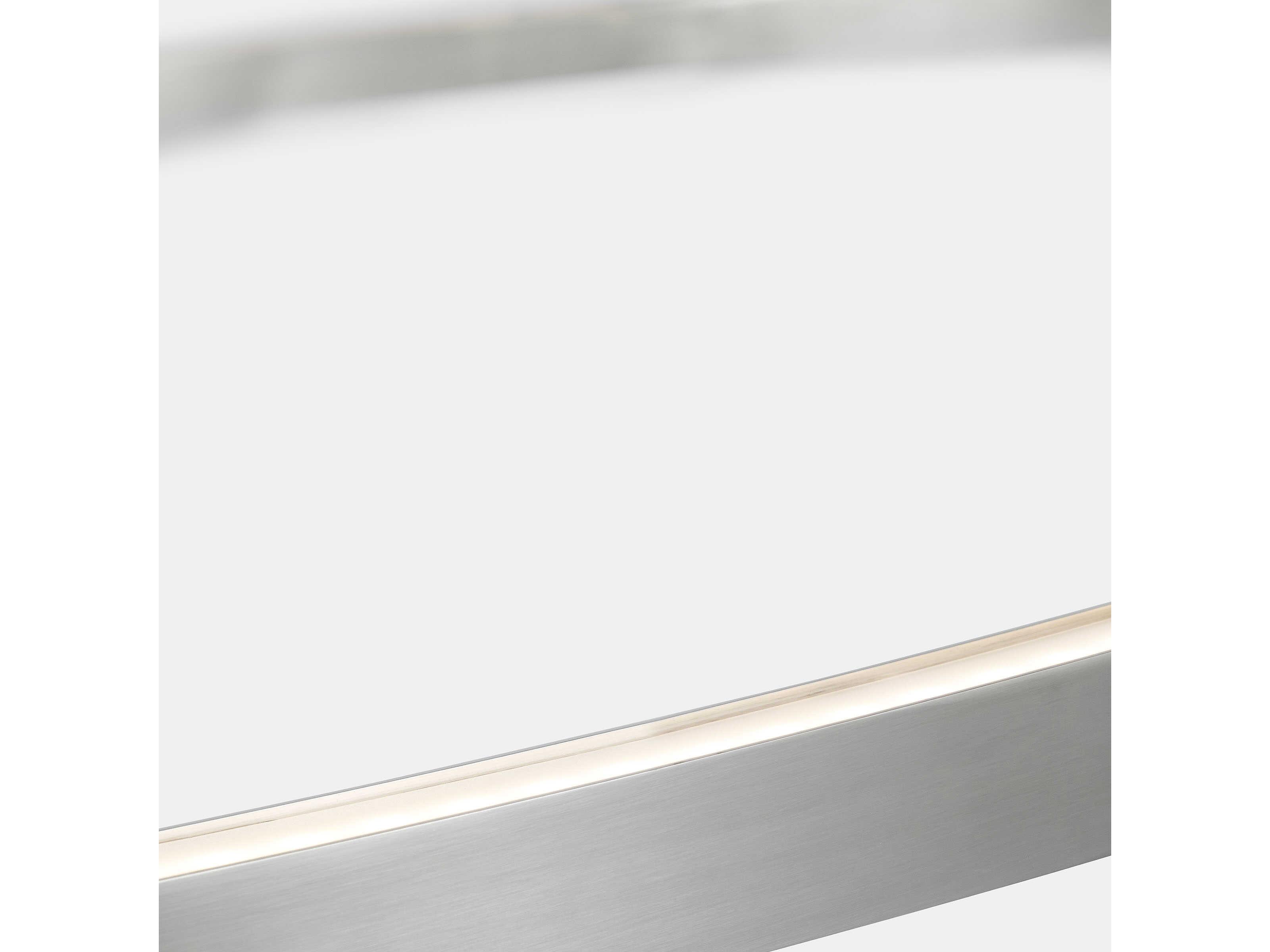 Visual Comfort Modern Stagger 1-Light Polished Stainless Steel Pendant