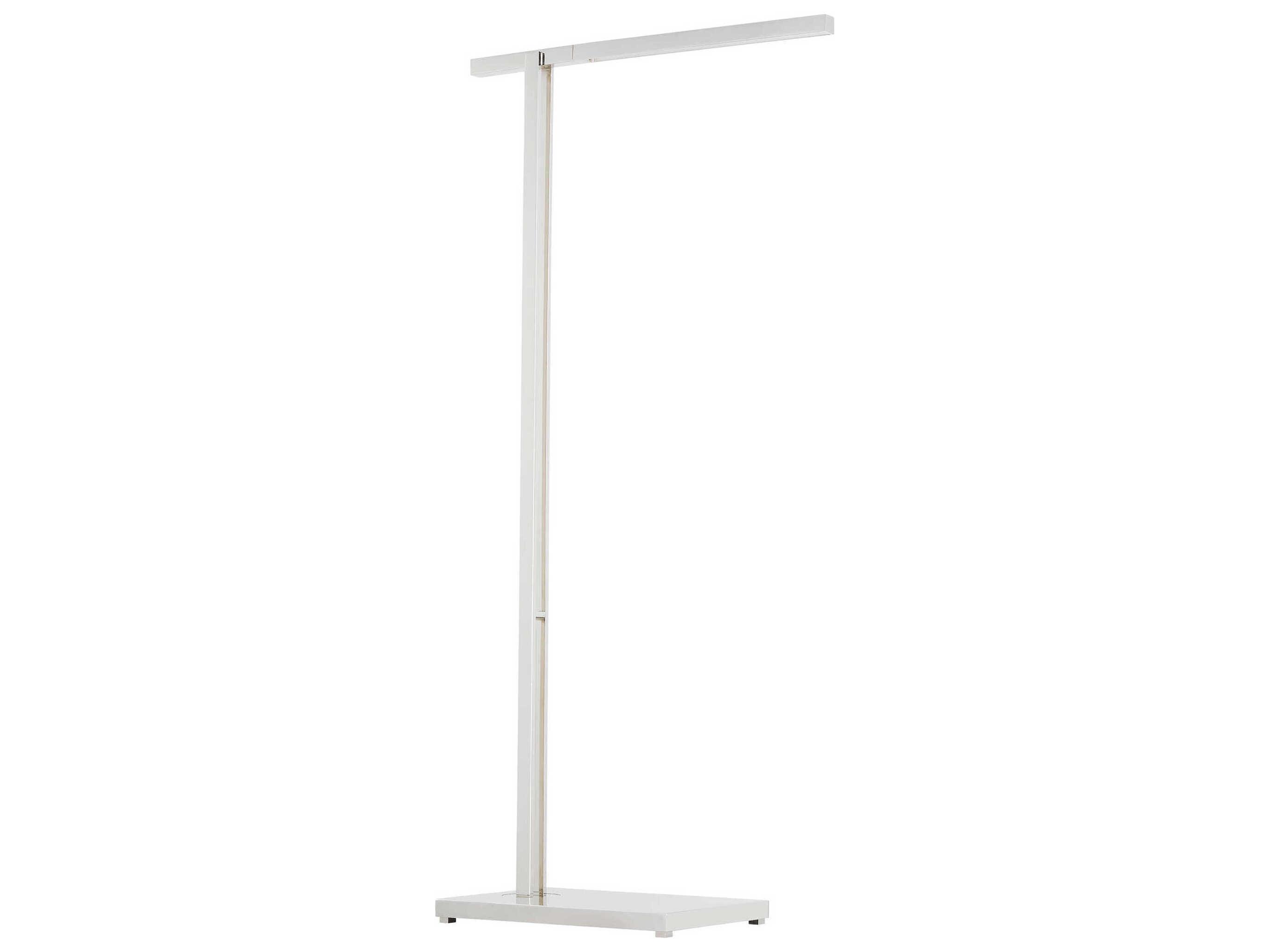 Visual Comfort Modern Stagger Polished Nickel Floor Lamp