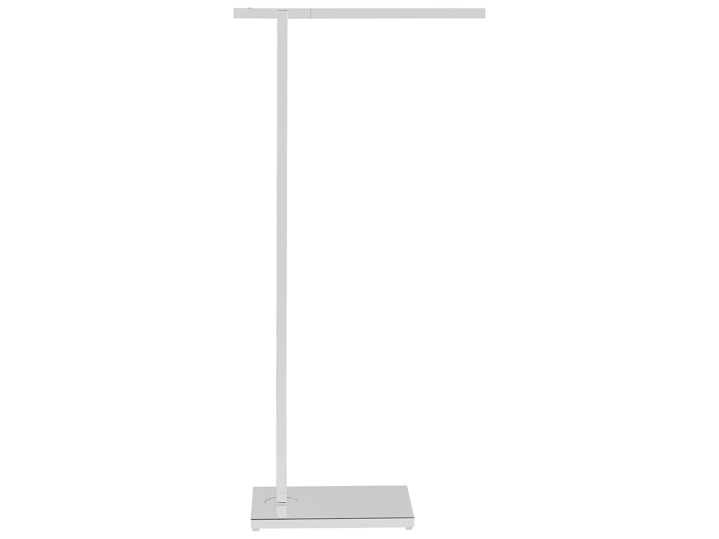 Visual Comfort Modern Stagger Polished Nickel Floor Lamp
