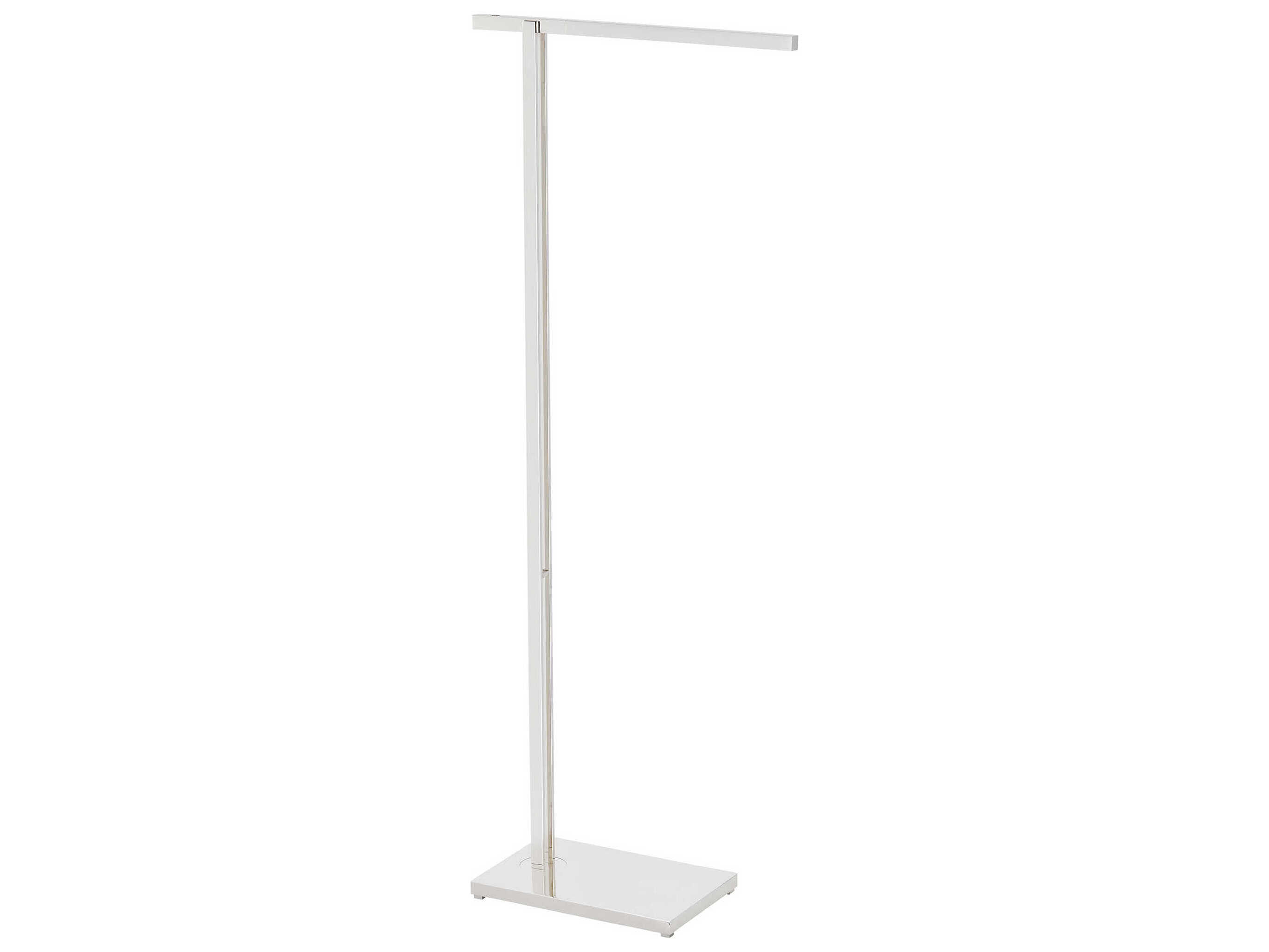 Visual Comfort Modern Stagger Polished Nickel Floor Lamp