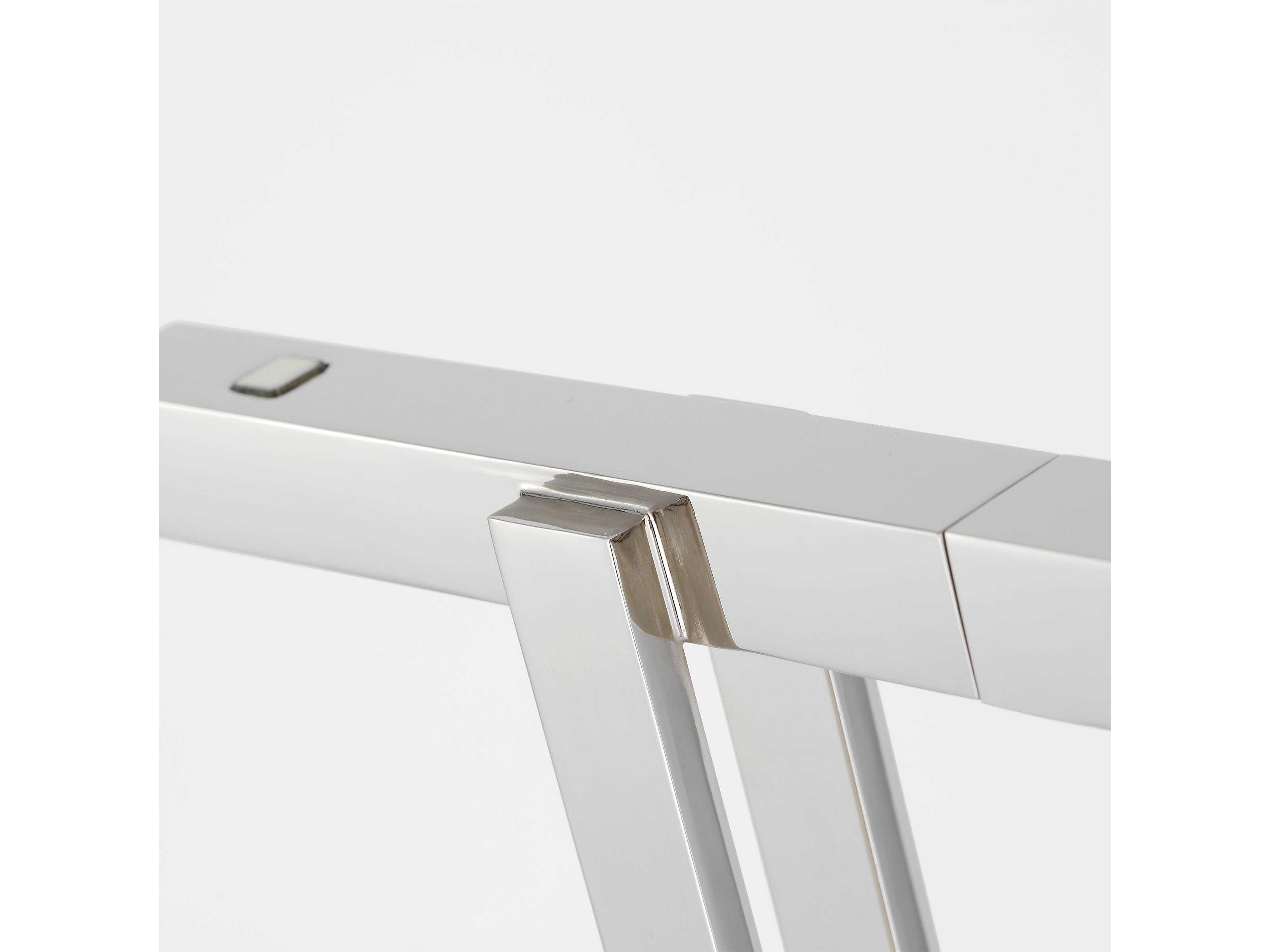 Visual Comfort Modern Stagger Polished Nickel Floor Lamp