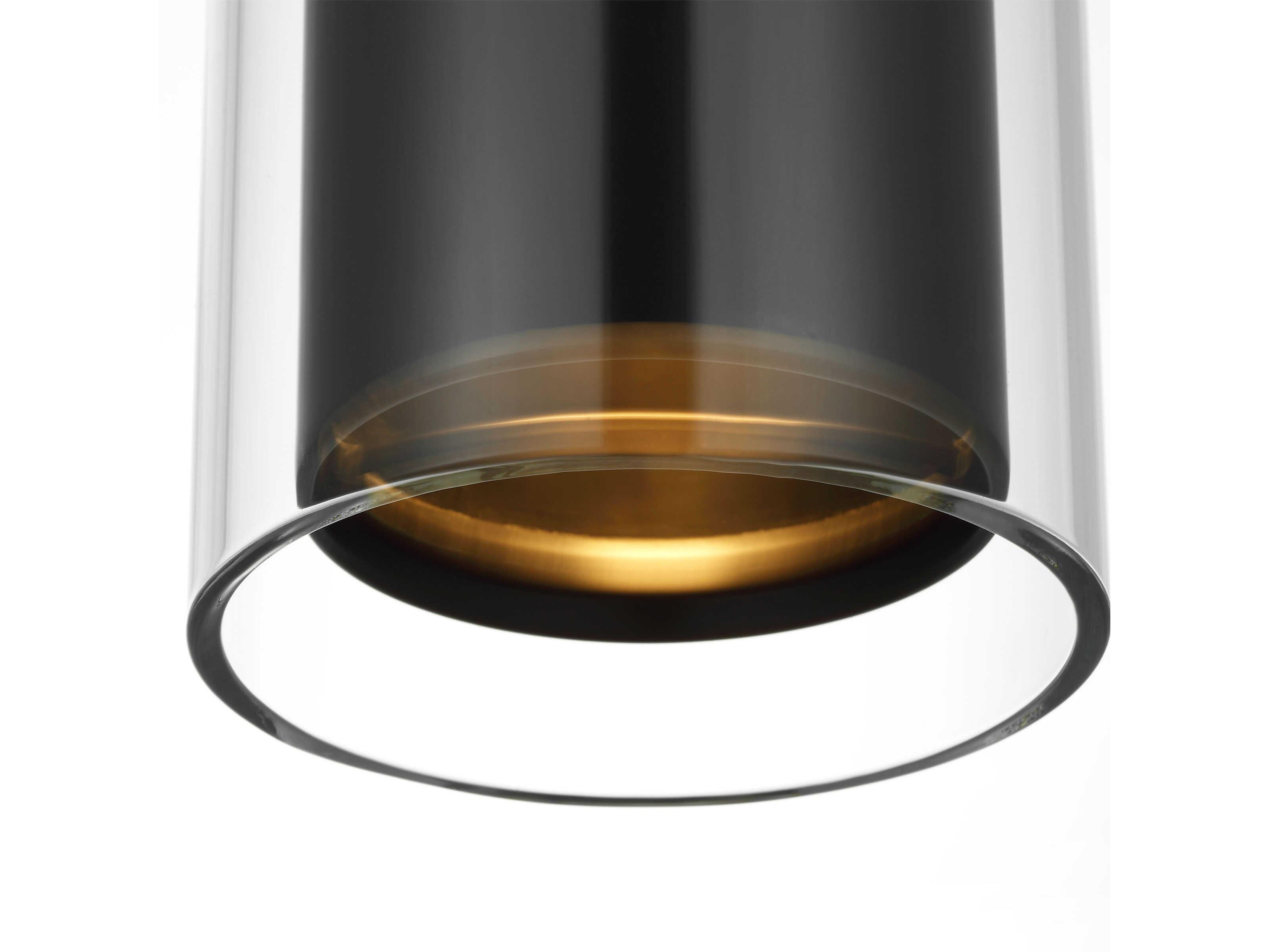 Visual Comfort Modern Tala 1-Light Bronze Cylinder Linear Mini Pendant