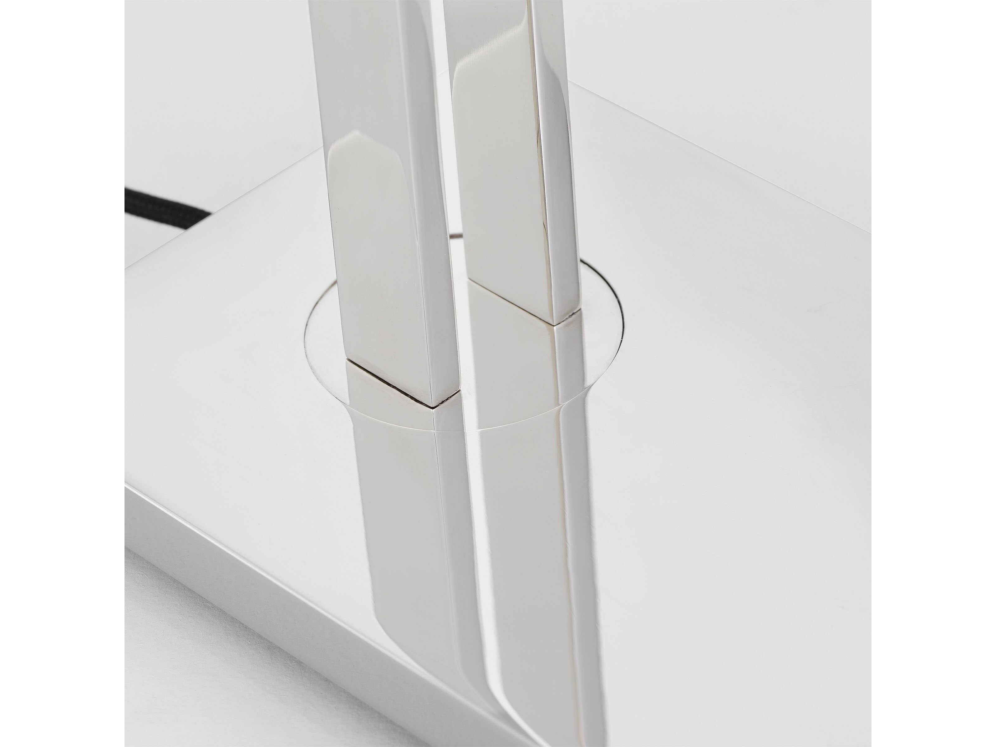 Visual Comfort Modern Stagger Polished Nickel Table Lamp