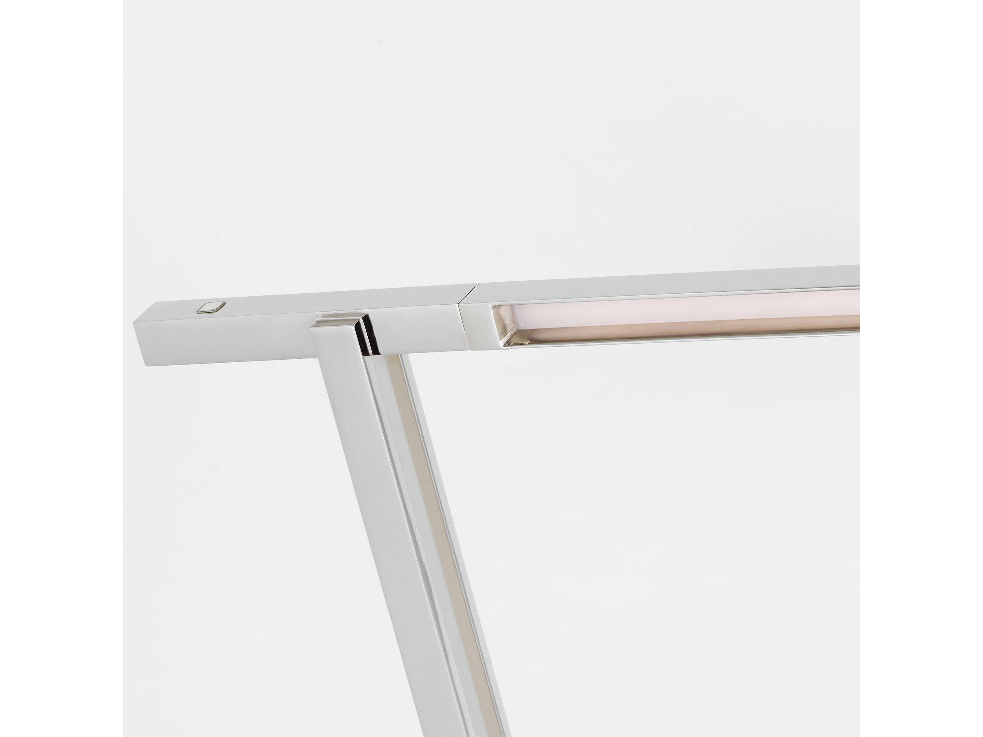 Visual Comfort Modern Stagger Polished Nickel Table Lamp