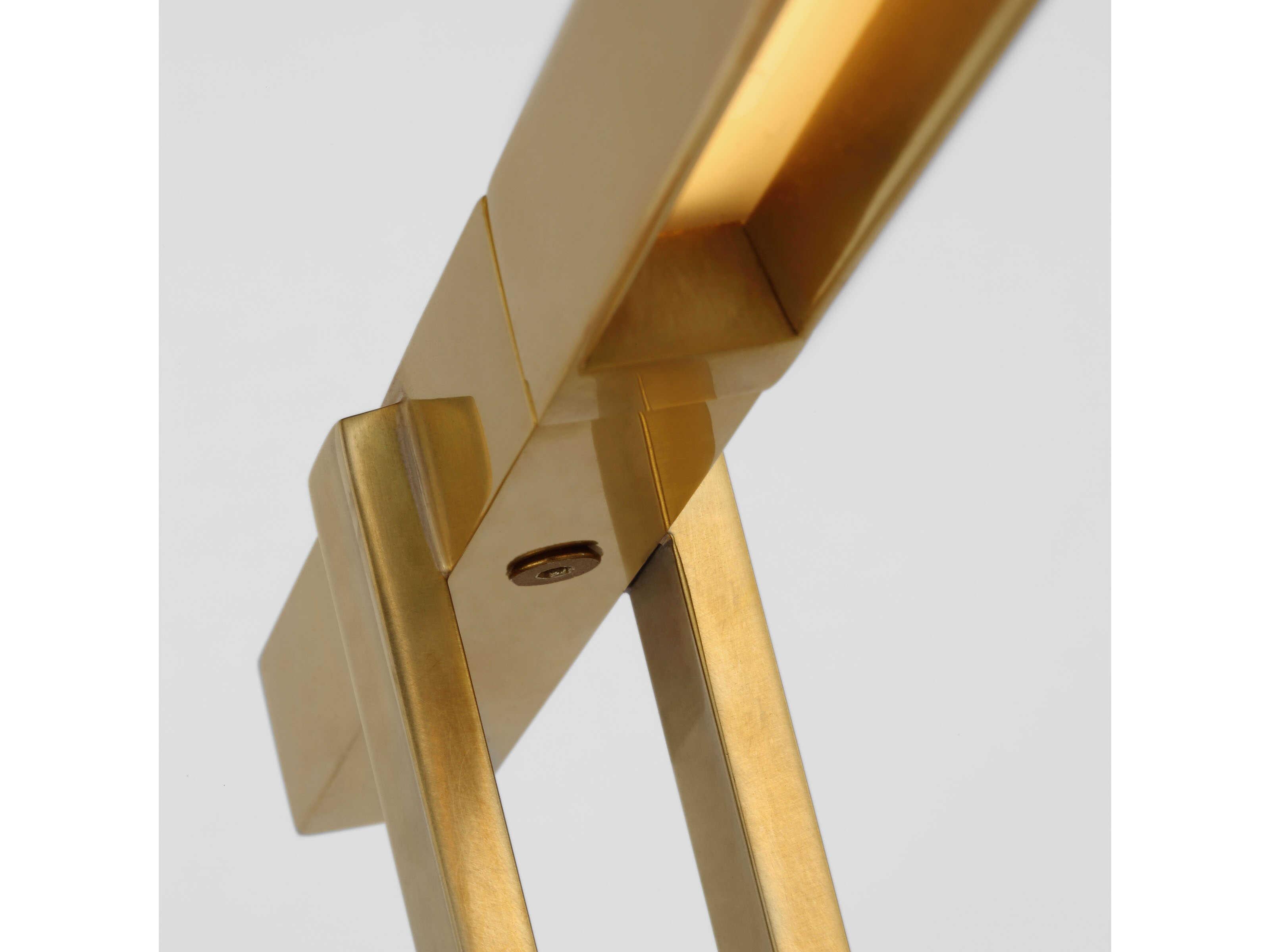 Visual Comfort Modern Stagger Natural Brass Table Lamp