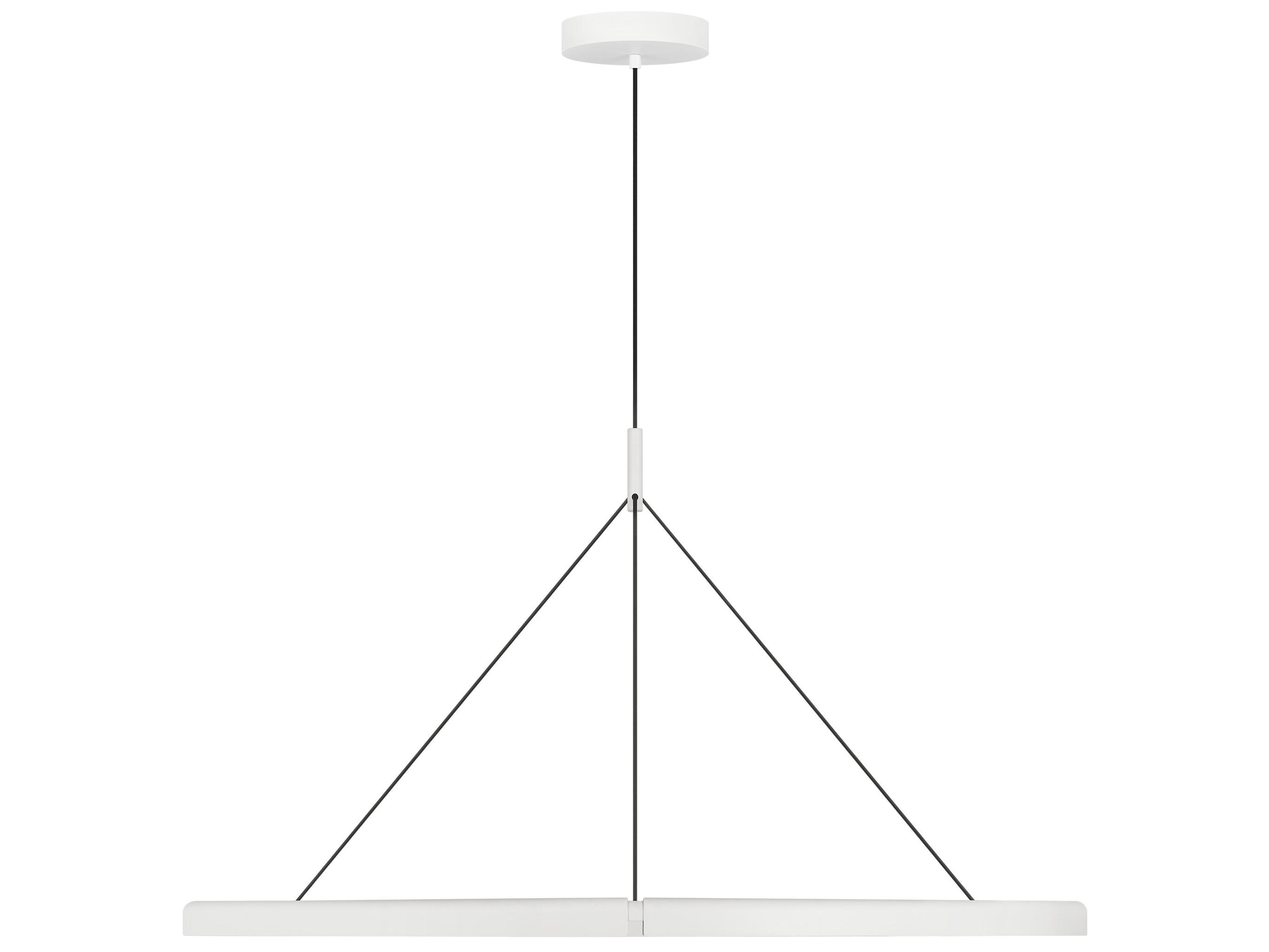 Visual Comfort Modern Cloak 1-Light Matte White Round Pendant