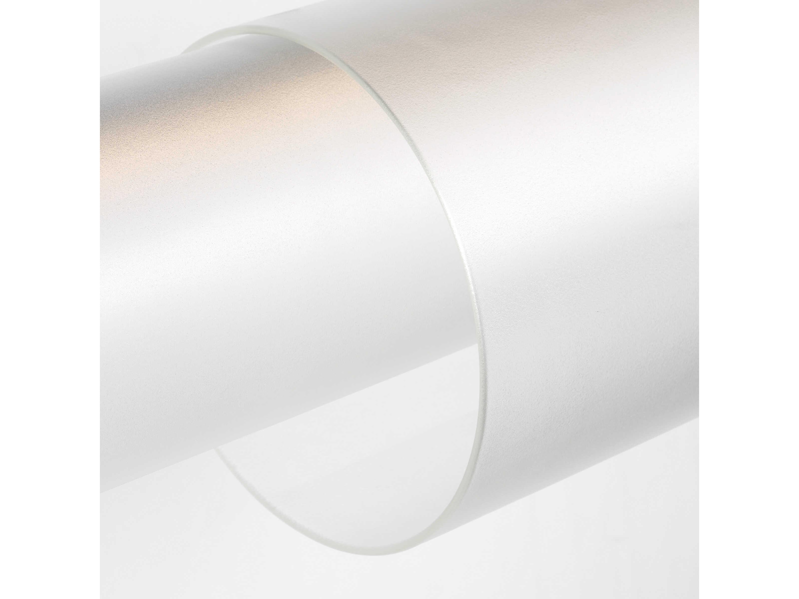 Visual Comfort Modern Trace 1-Light Nightshade Black Cylinder Linear Island Pendant