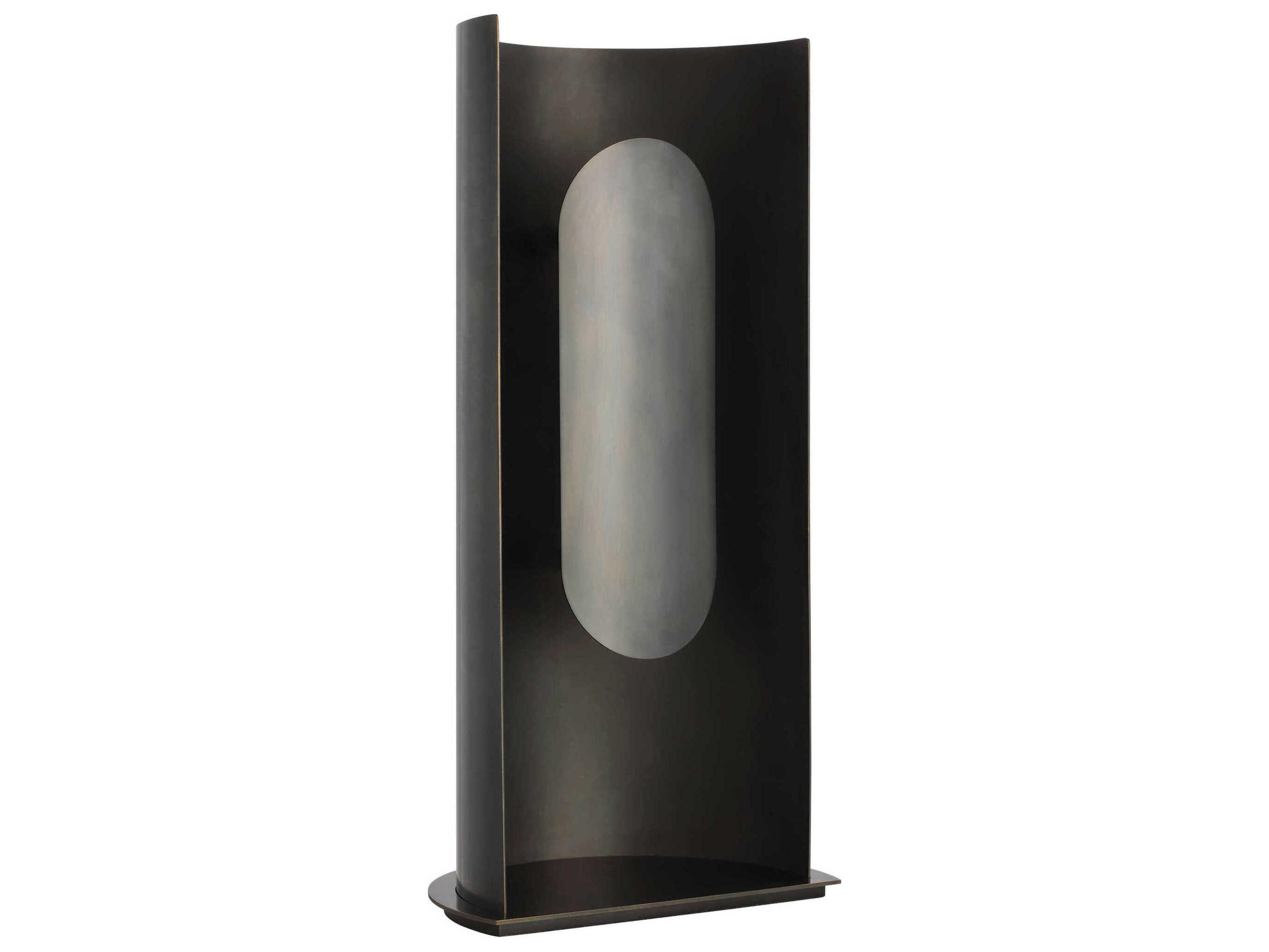 Visual Comfort Modern Shielded Bronze Table Lamp
