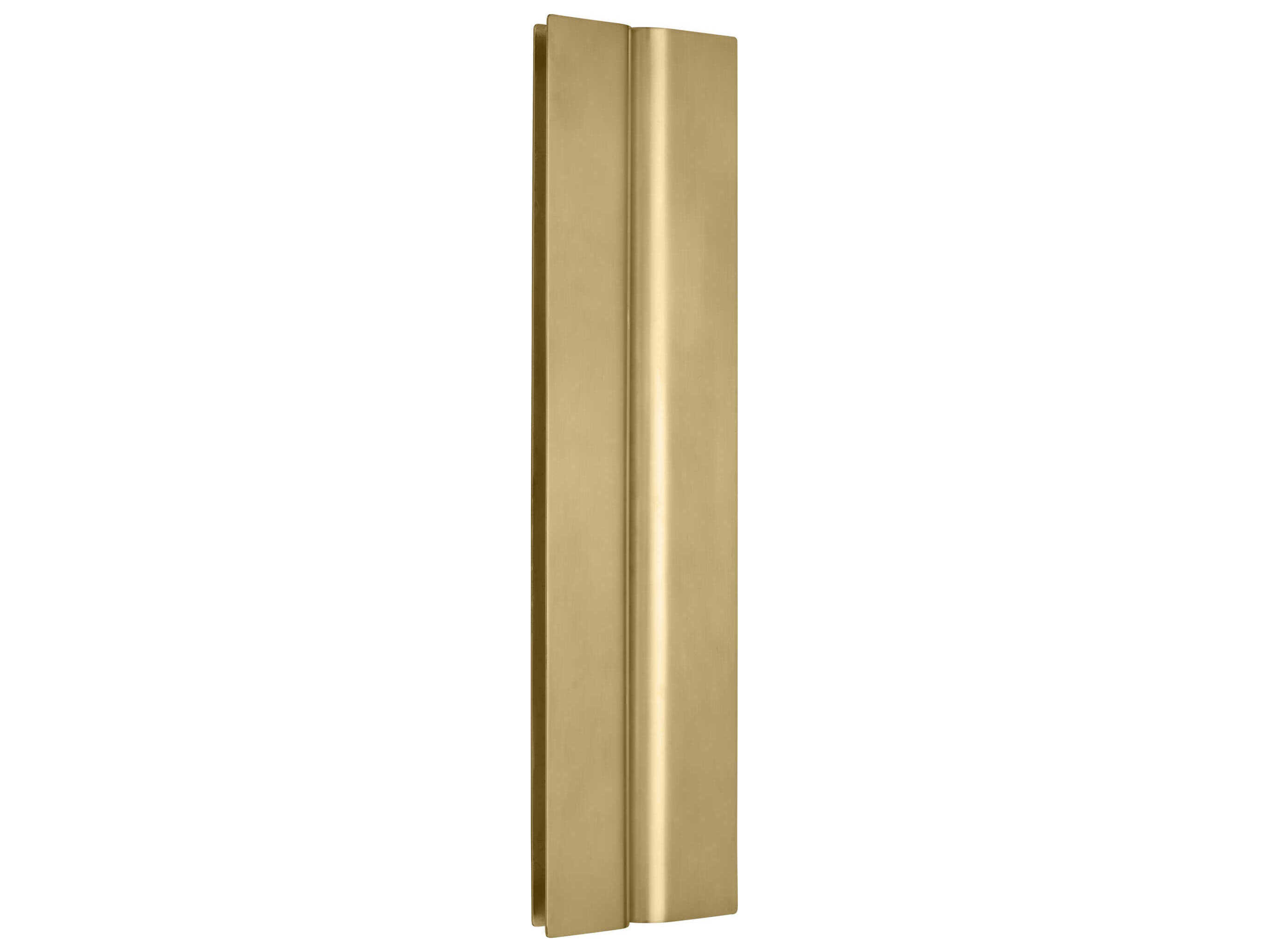 Visual Comfort Modern Cloak 1-Light Brass Vanity Light