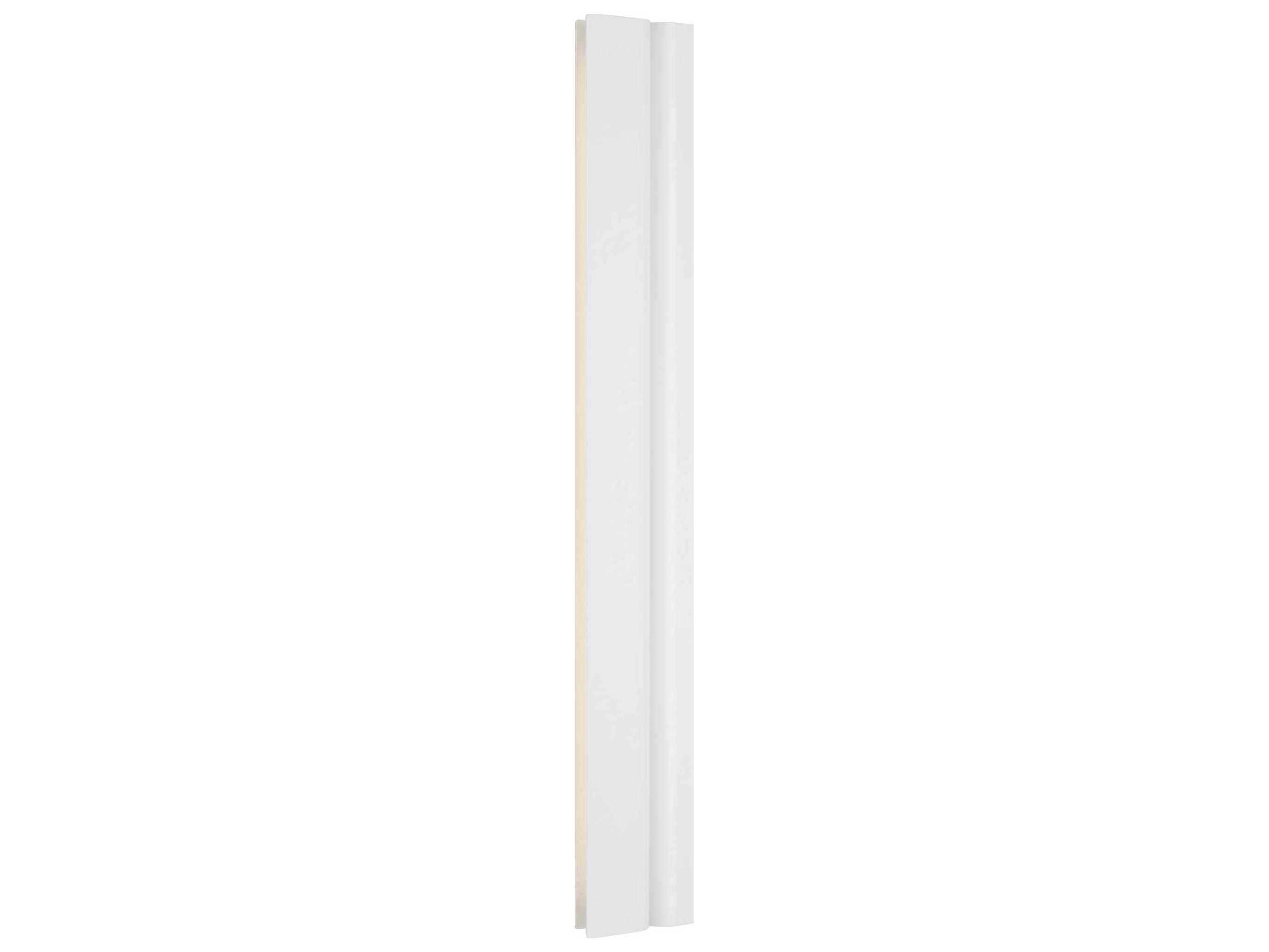 Visual Comfort Modern Cloak 1-Light Matte White Vanity Light
