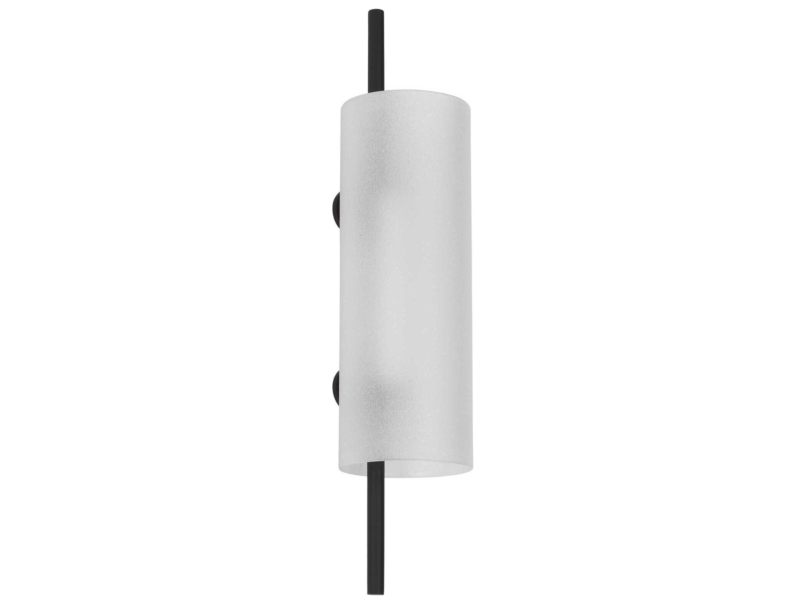 Visual Comfort Modern Trace 1-Light Nightshade Black Wall Sconce