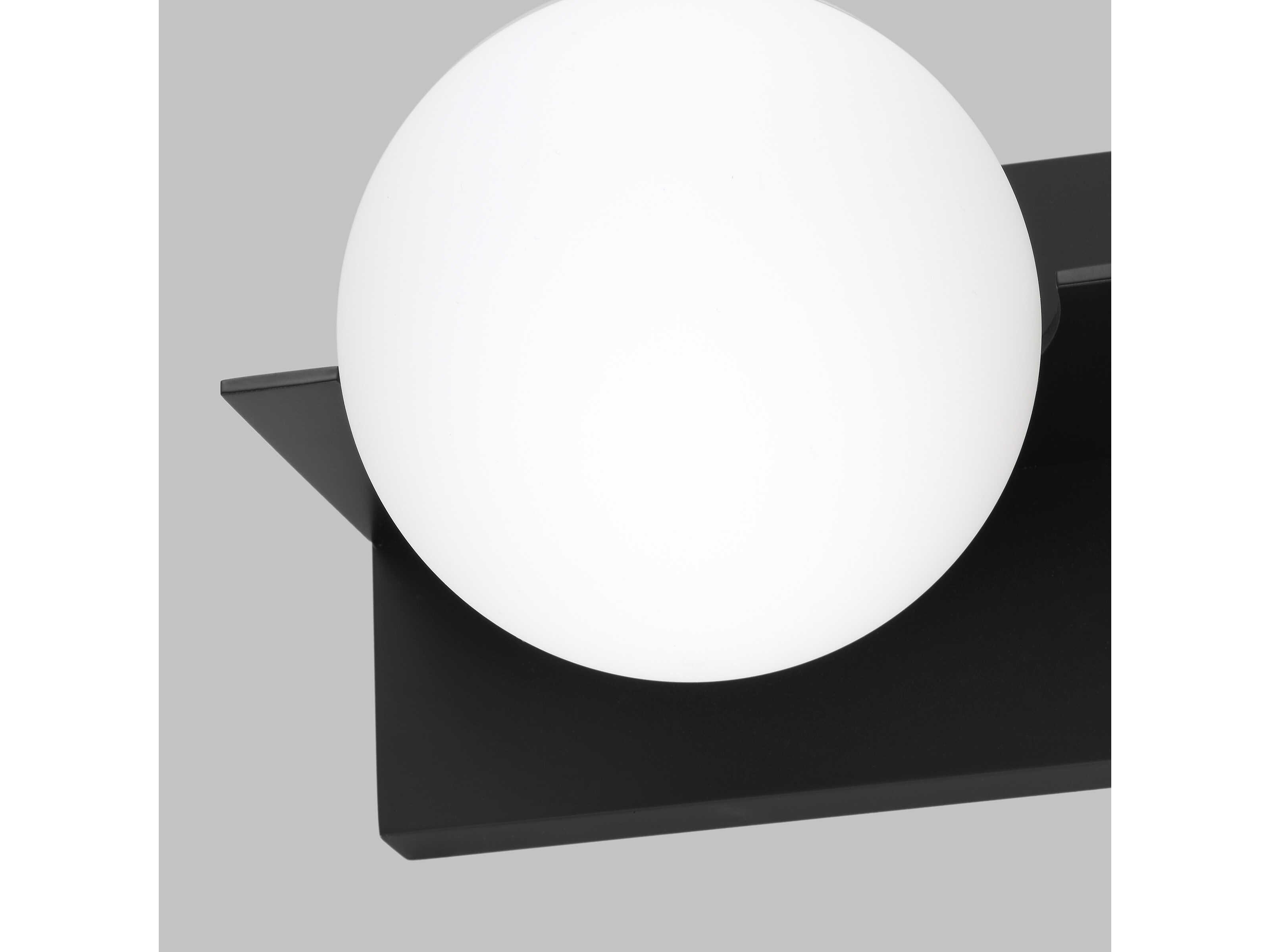 Visual Comfort Modern Orbel 4-Light Matte Black Vanity Light