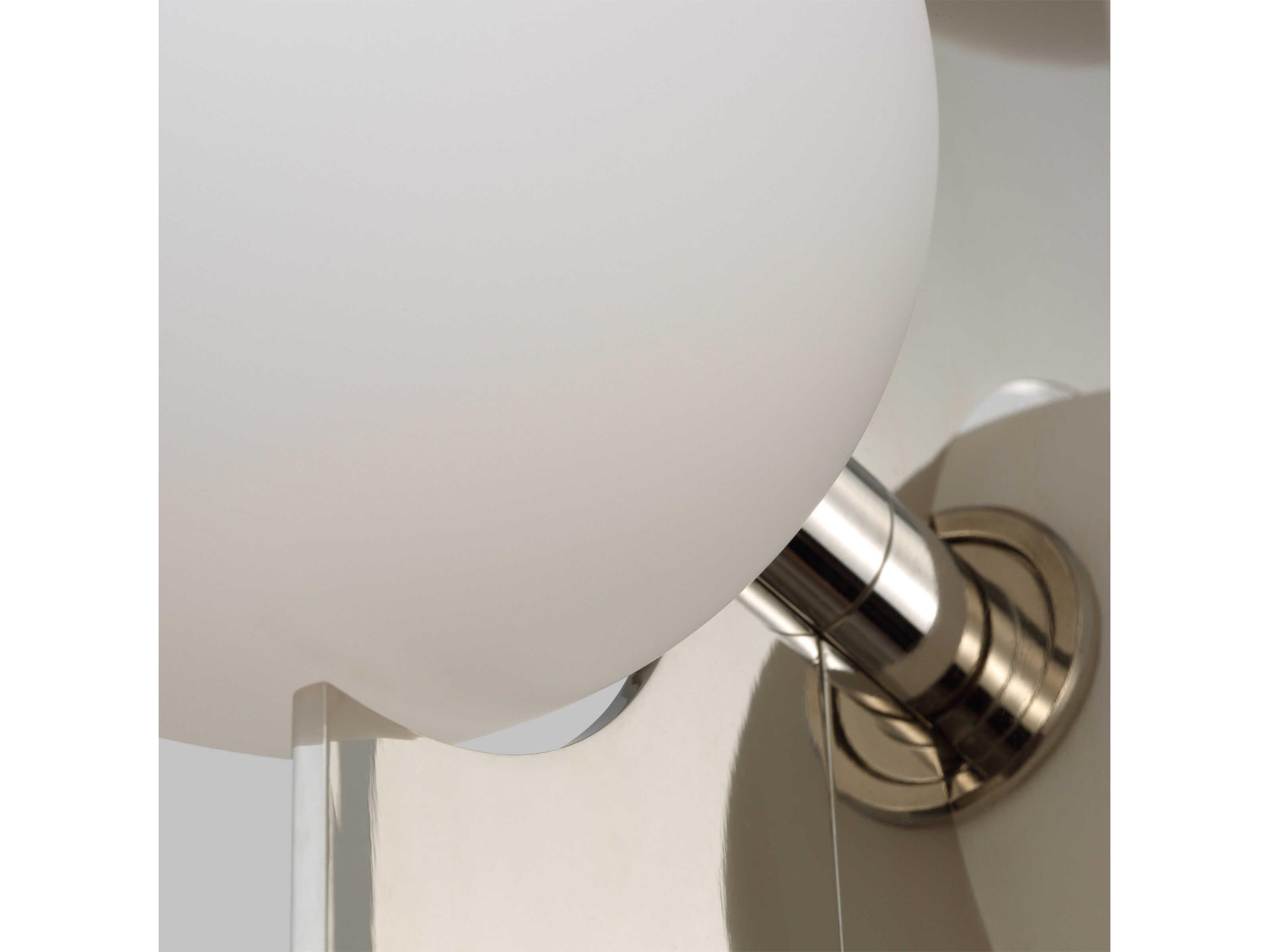 Visual Comfort Modern Orbel 5-Light Polished Nickel Vanity Light