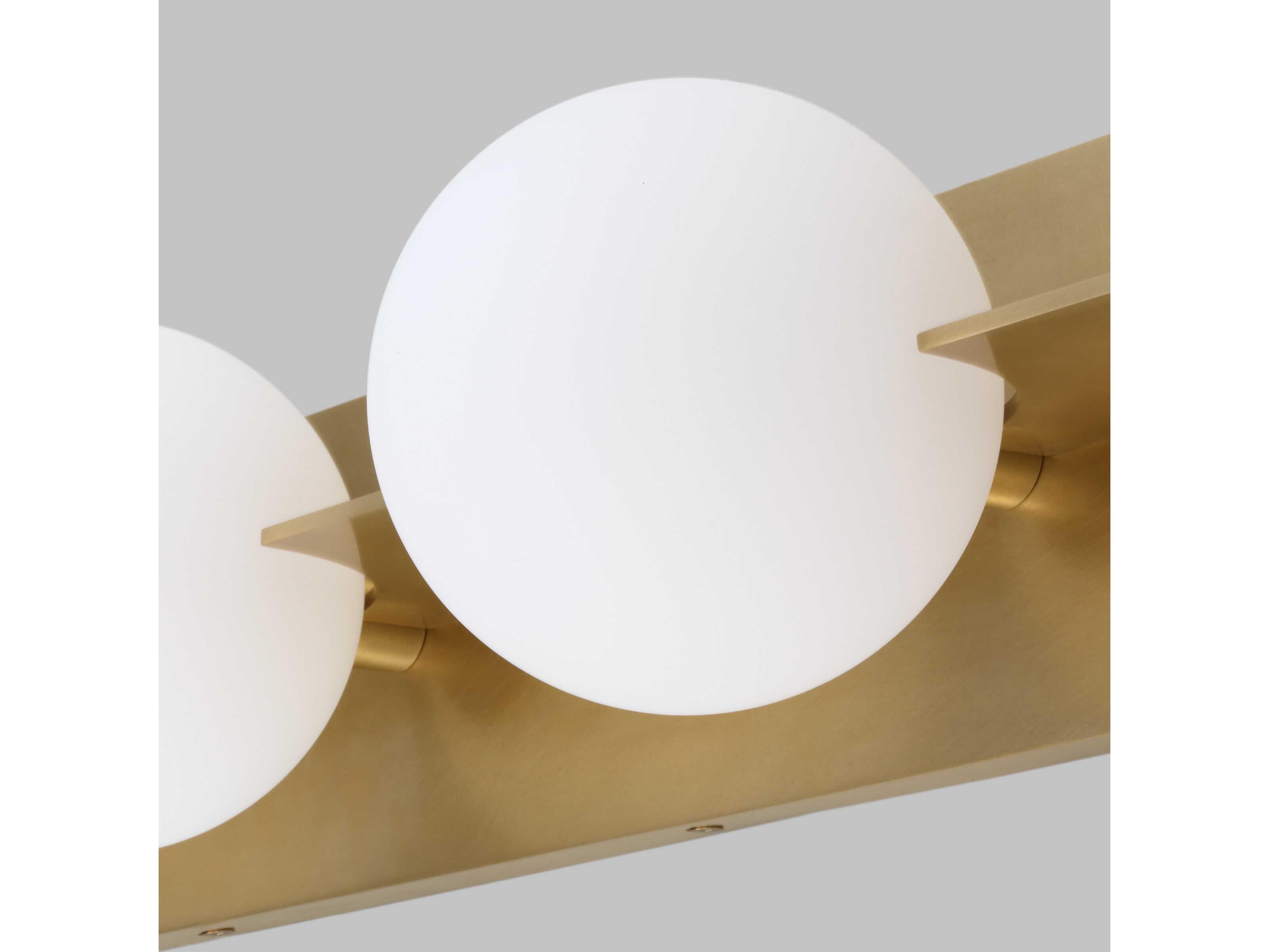 Visual Comfort Modern Orbel 5-Light Natural Brass Vanity Light