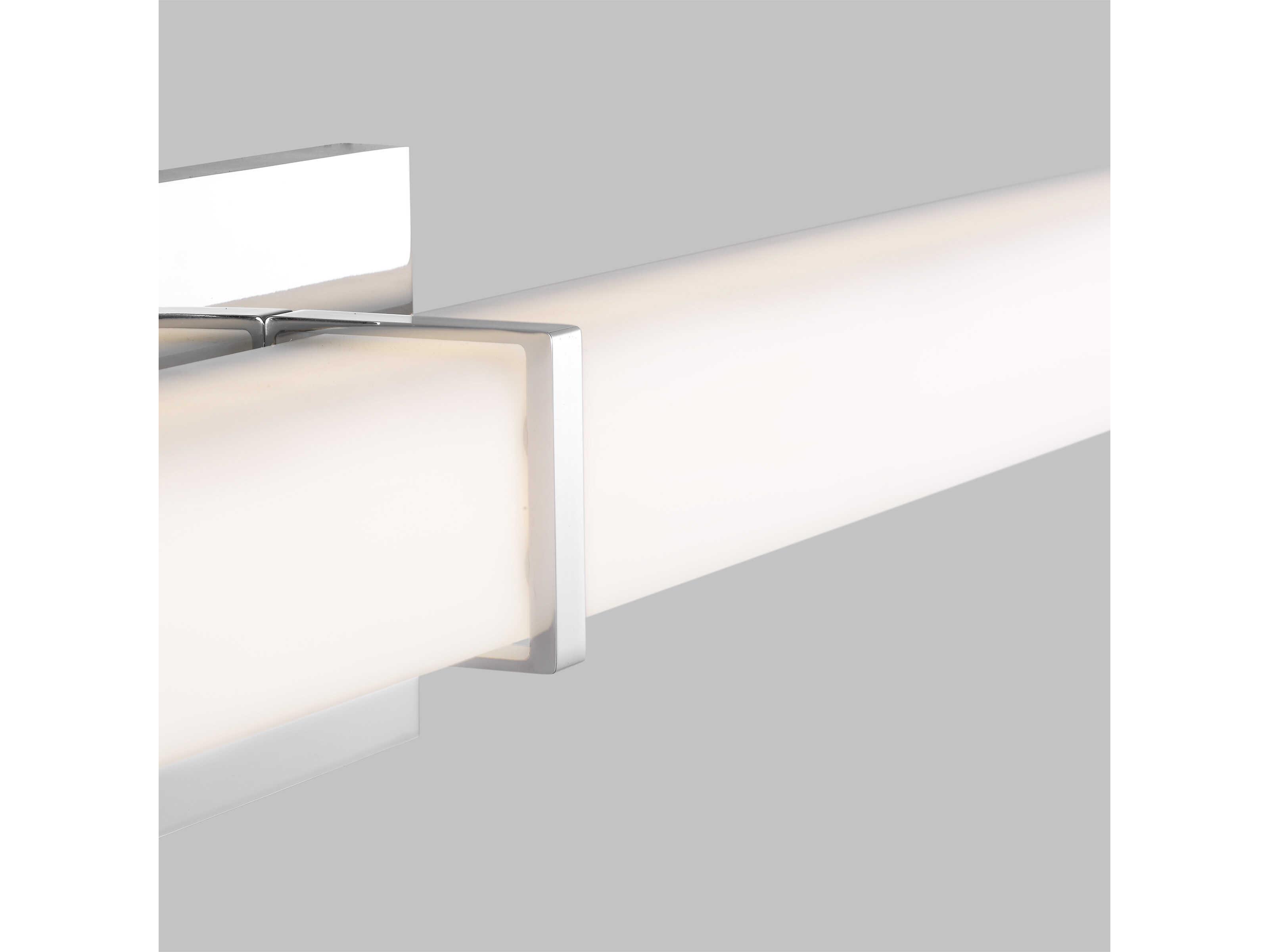 Visual Comfort Modern Milan 1-Light Chrome Vanity Light