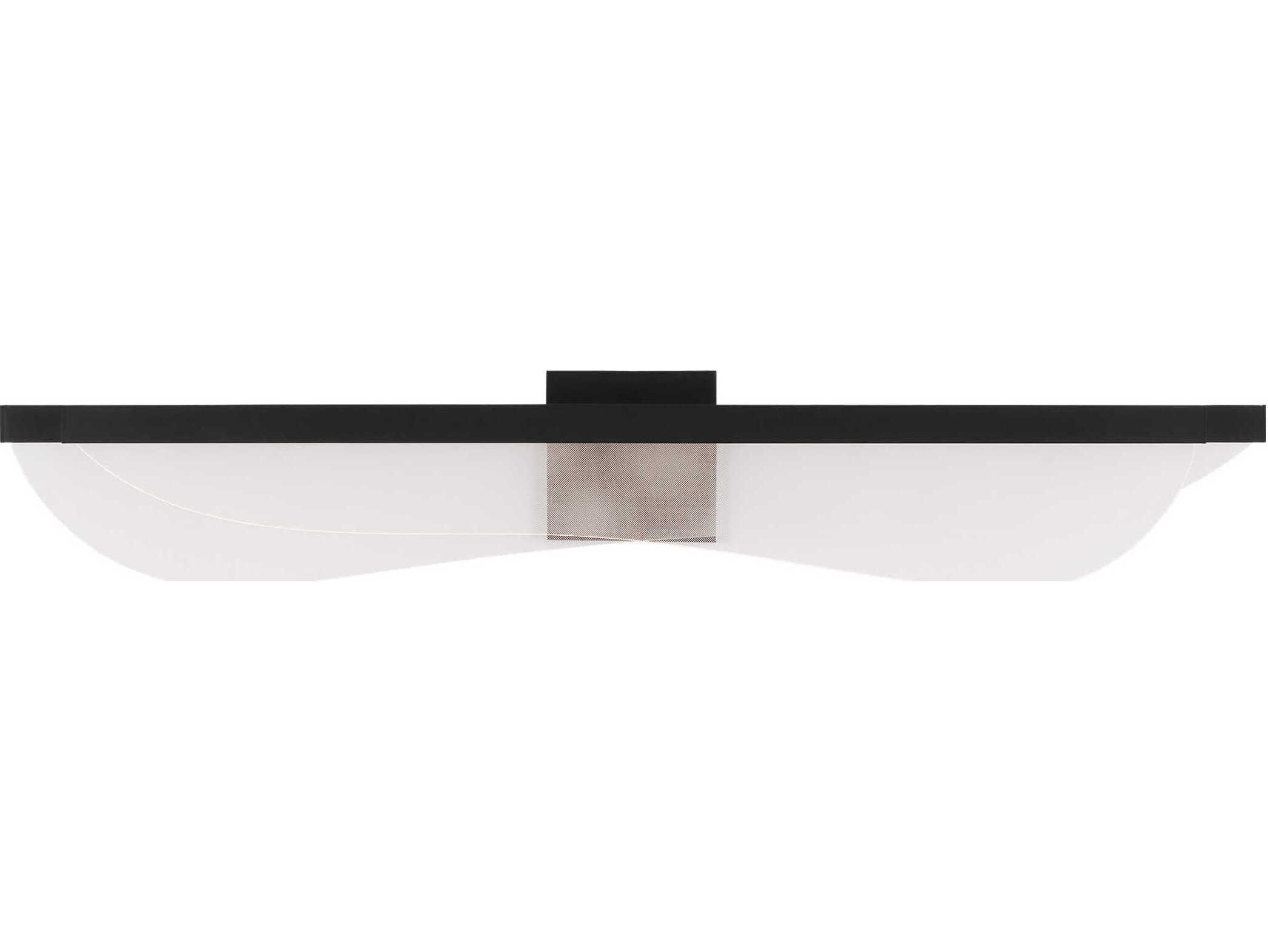 Visual Comfort Modern Nyra 1-Light Nightshade Black Vanity Light