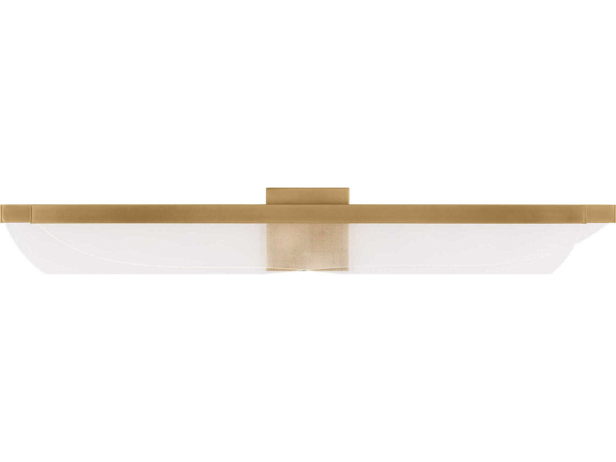 Visual Comfort Modern Nyra 1-Light Plated Brass Vanity Light