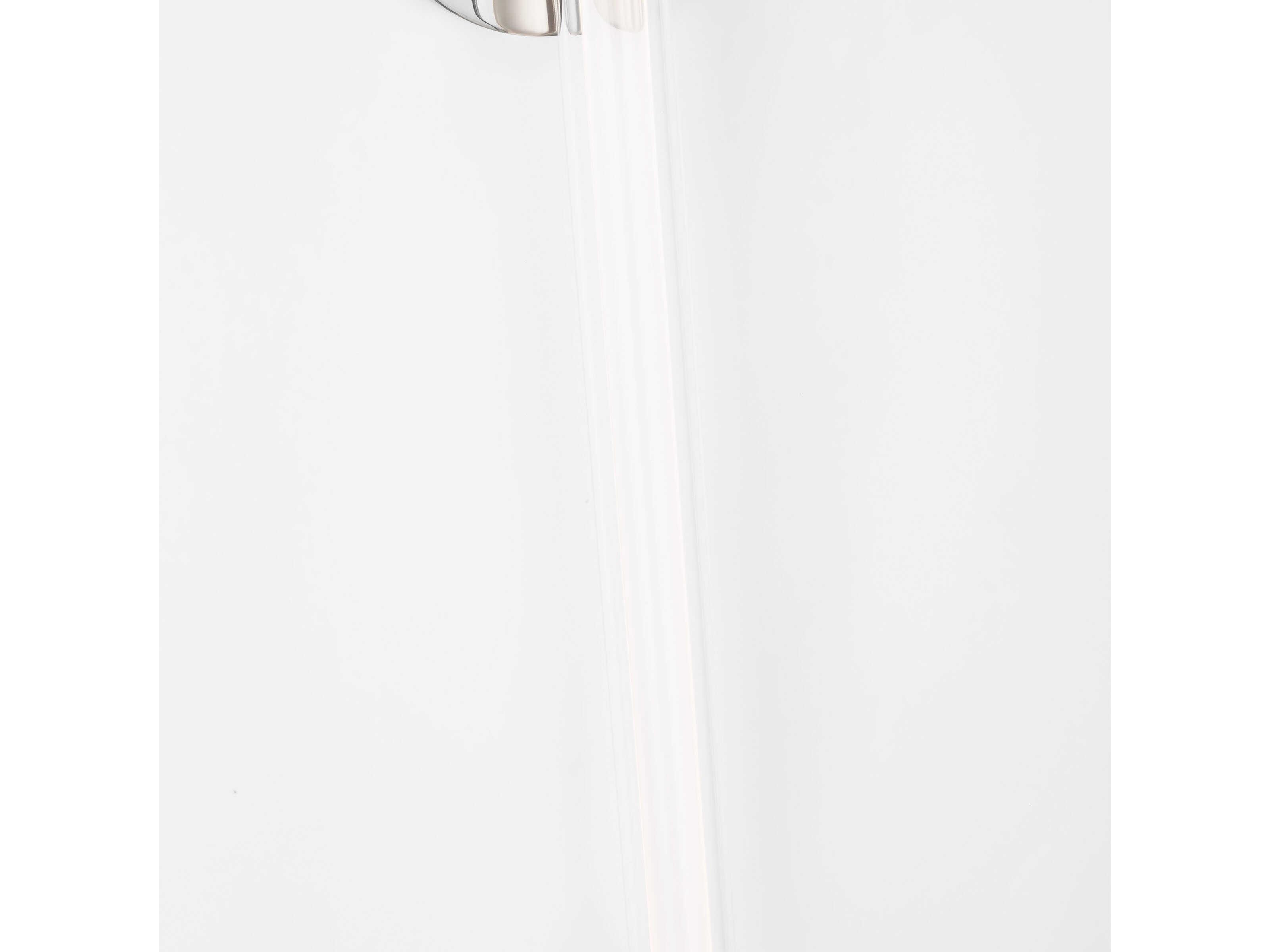 Visual Comfort Modern Poza 2-Light Polished Nickel Vanity Light