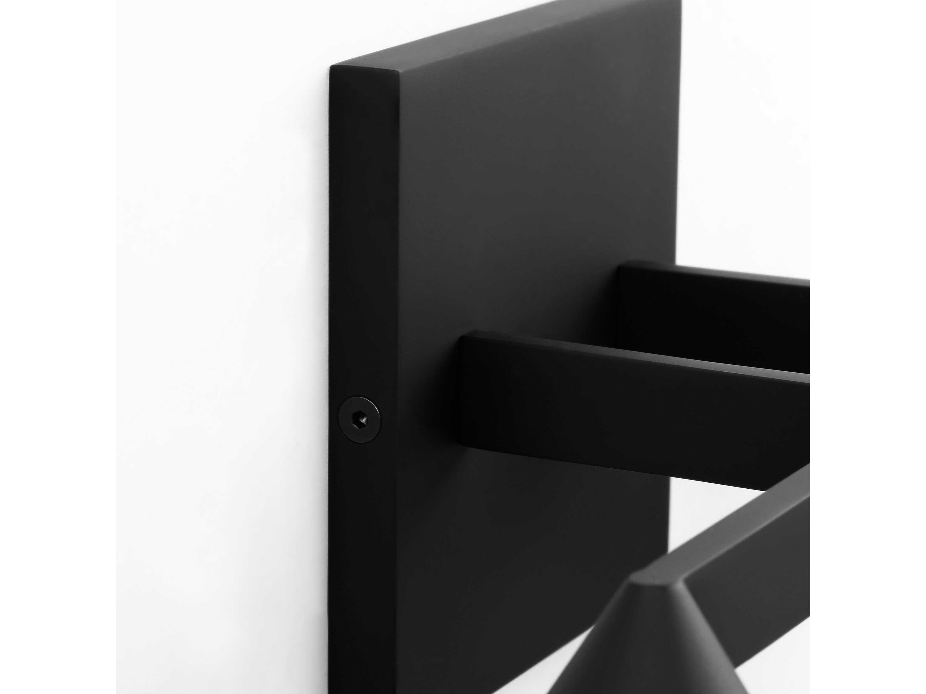 Visual Comfort Modern Midrand 2-Light Nightshade Black Vanity Light