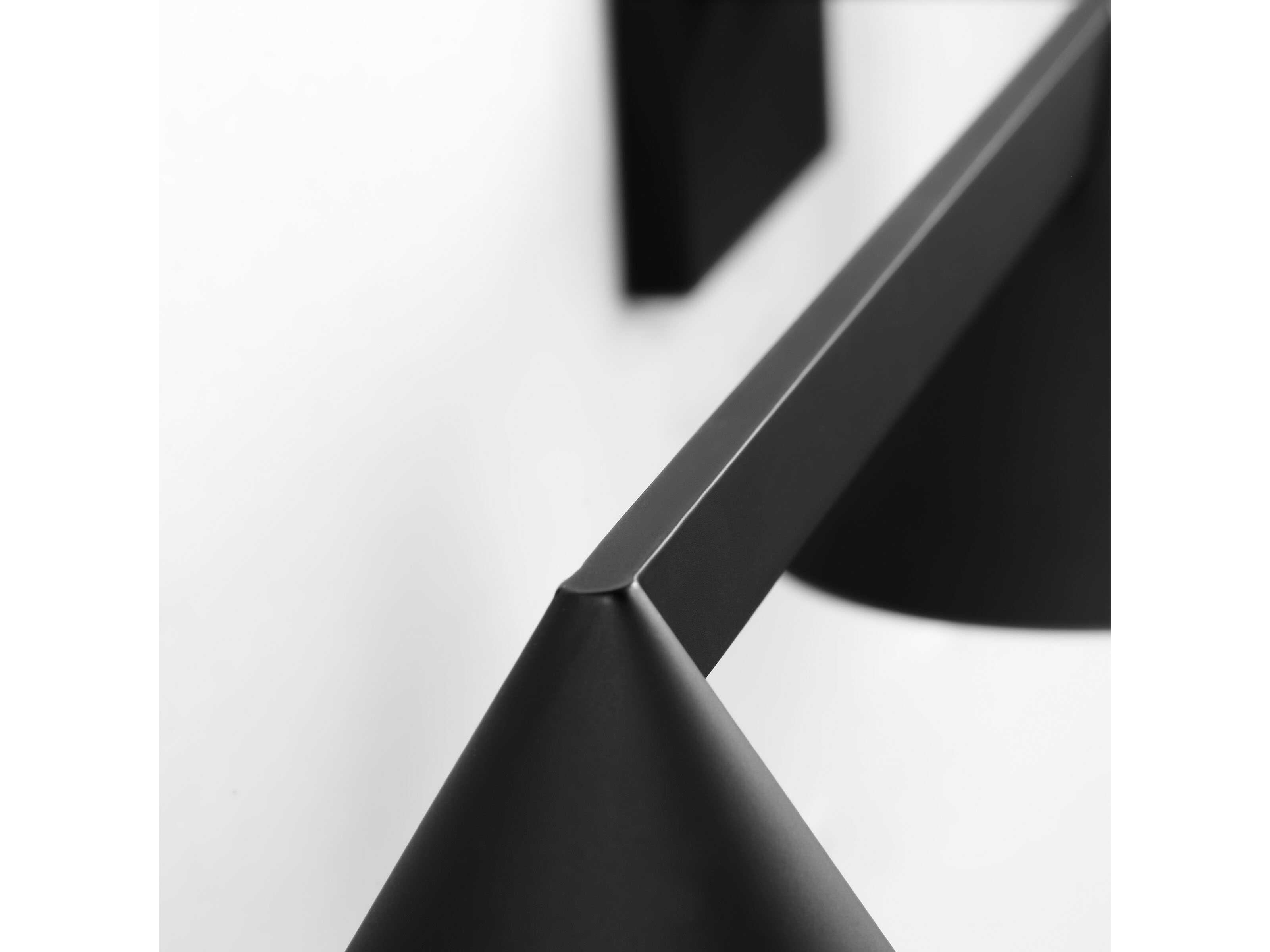 Visual Comfort Modern Midrand 4-Light Nightshade Black Vanity Light