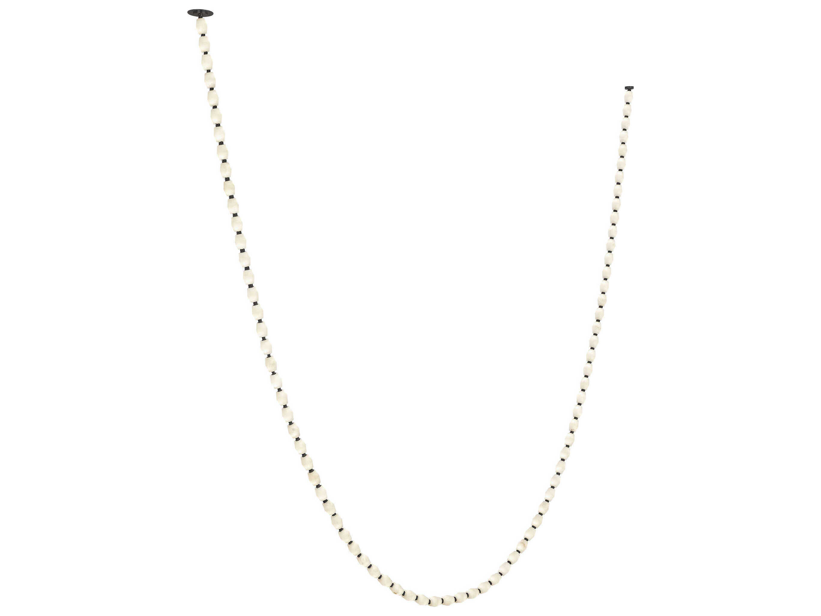 Visual Comfort Modern Collier 1-Light Bronze Linear Chandelier