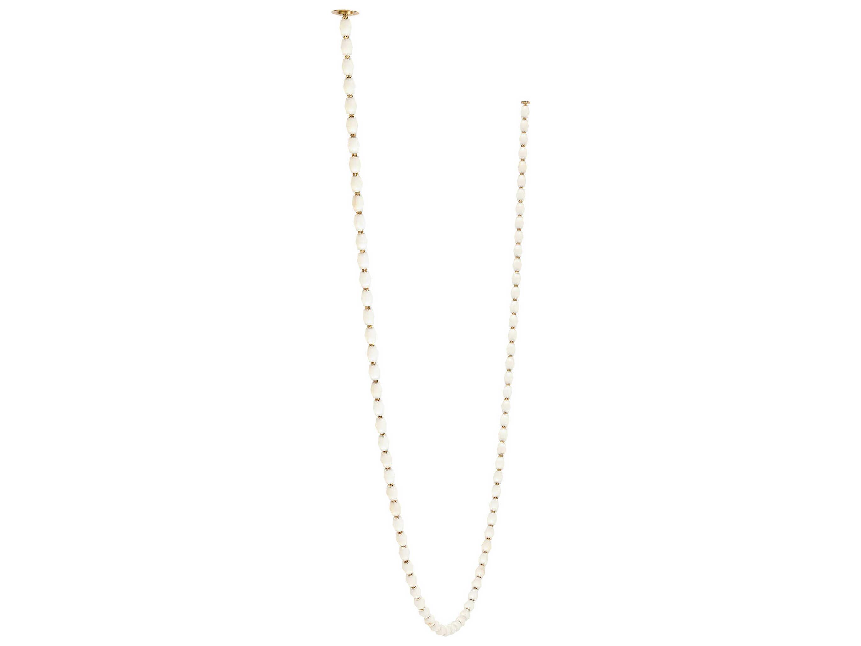 Visual Comfort Modern Collier 1-Light Hand Rubbed Antique Brass Linear Chandelier