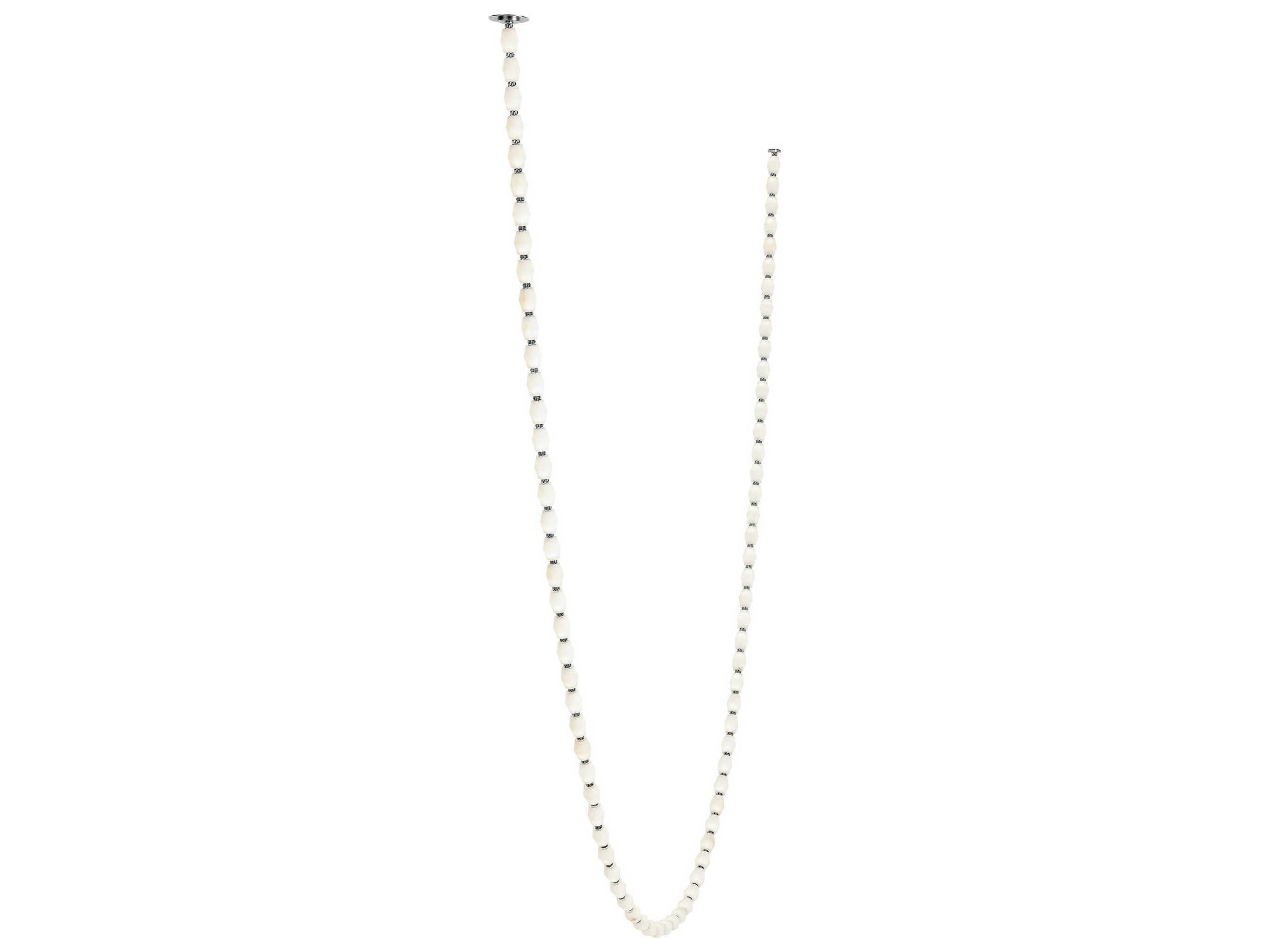 Visual Comfort Modern Collier 1-Light Polished Nickel Linear Chandelier