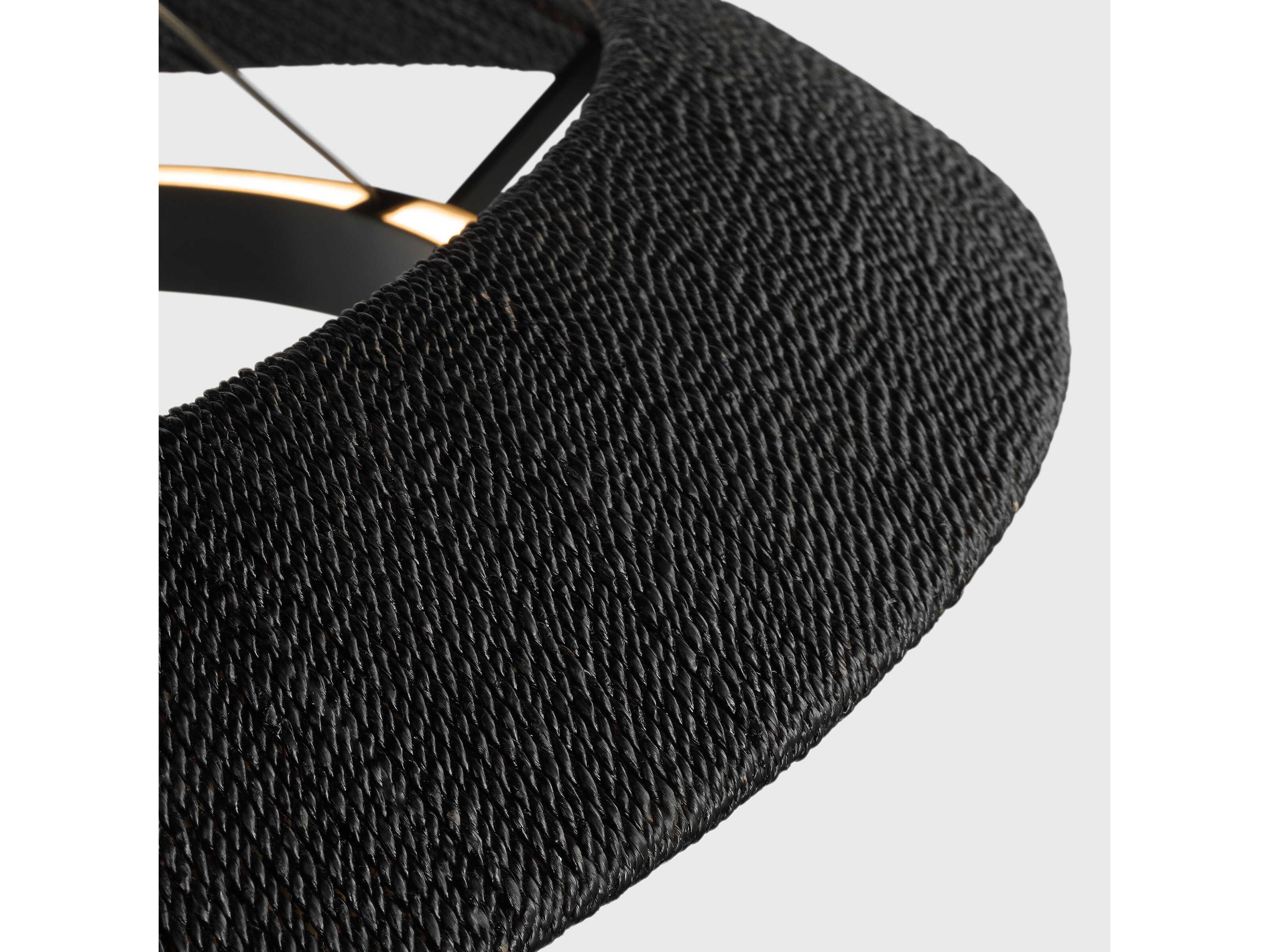 Visual Comfort Modern Noa 1-Light Bronze Washed Black Pendant