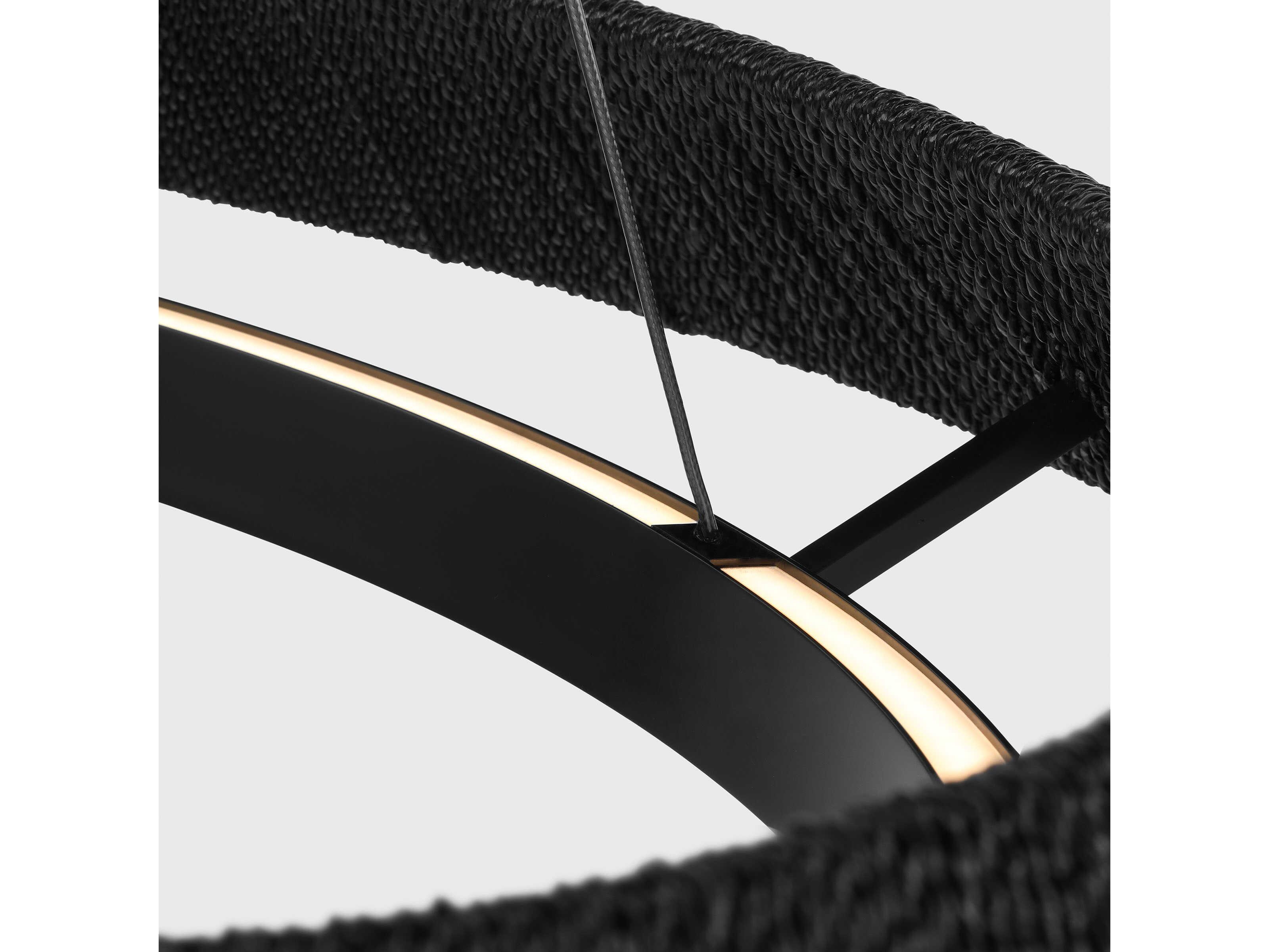 Visual Comfort Modern Noa 1-Light Bronze Washed Black Pendant