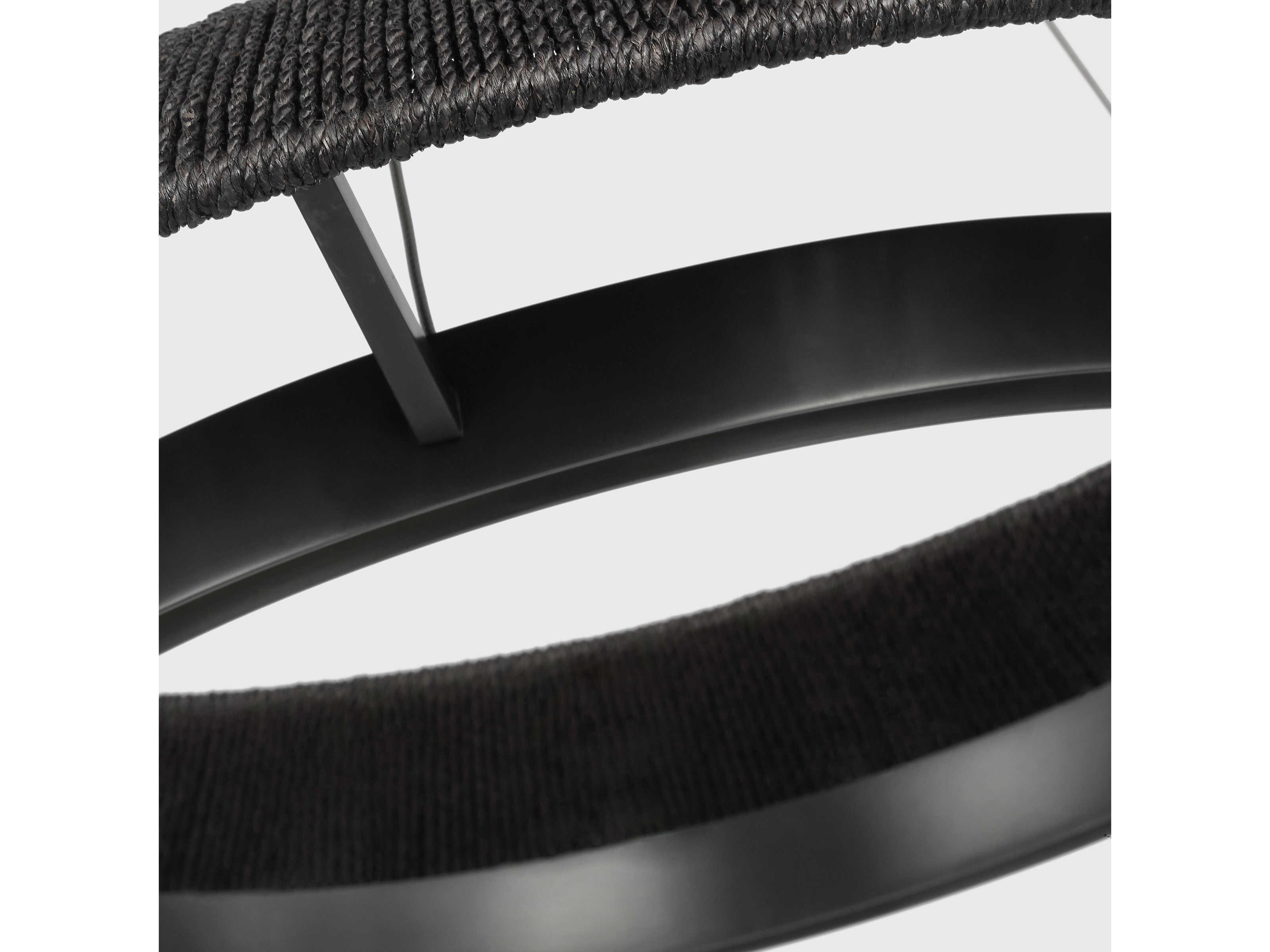 Visual Comfort Modern Noa 1-Light Bronze Washed Black Pendant