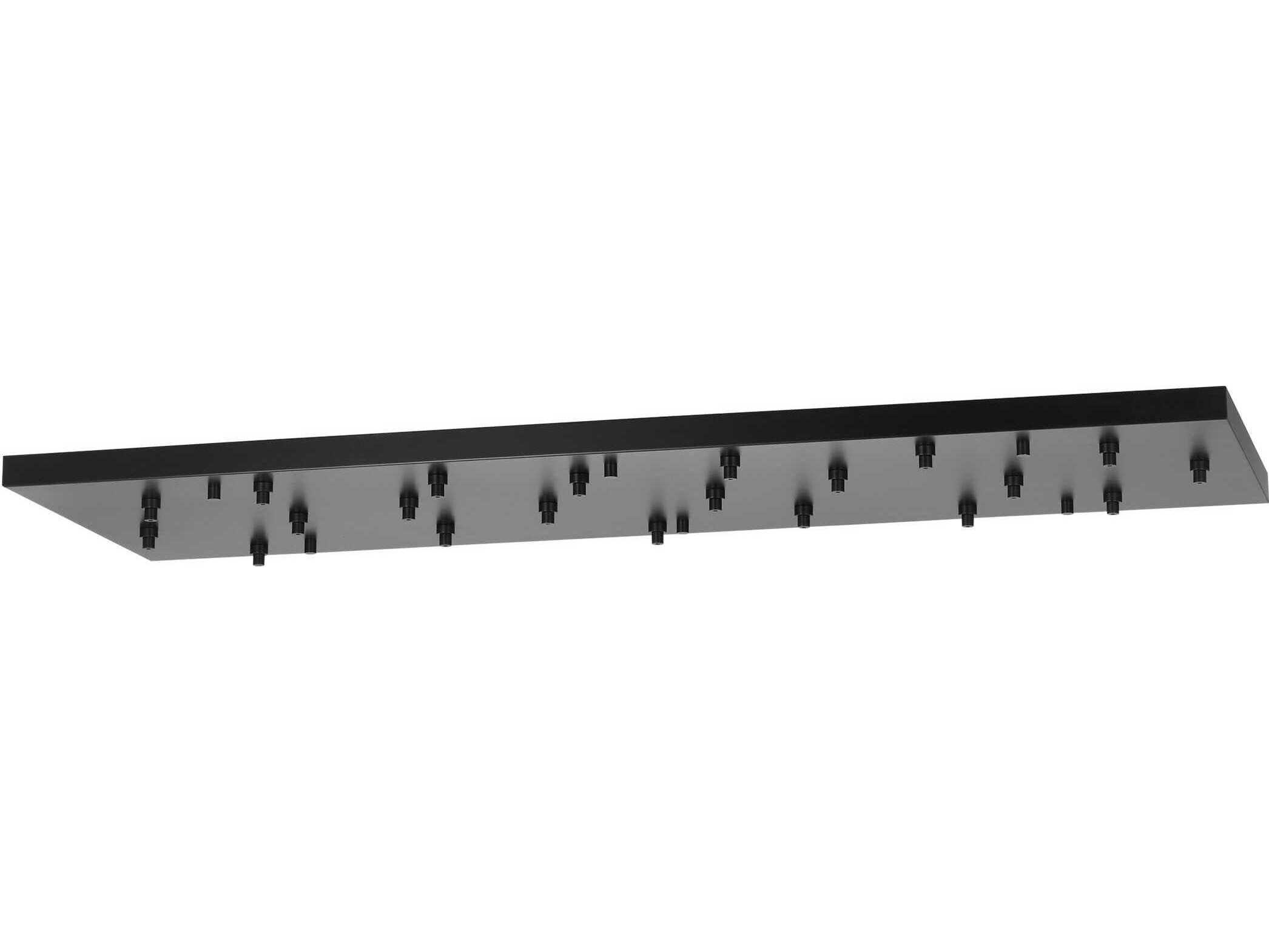 Visual Comfort Modern Multiport Nightshade Black 21-Light Mount