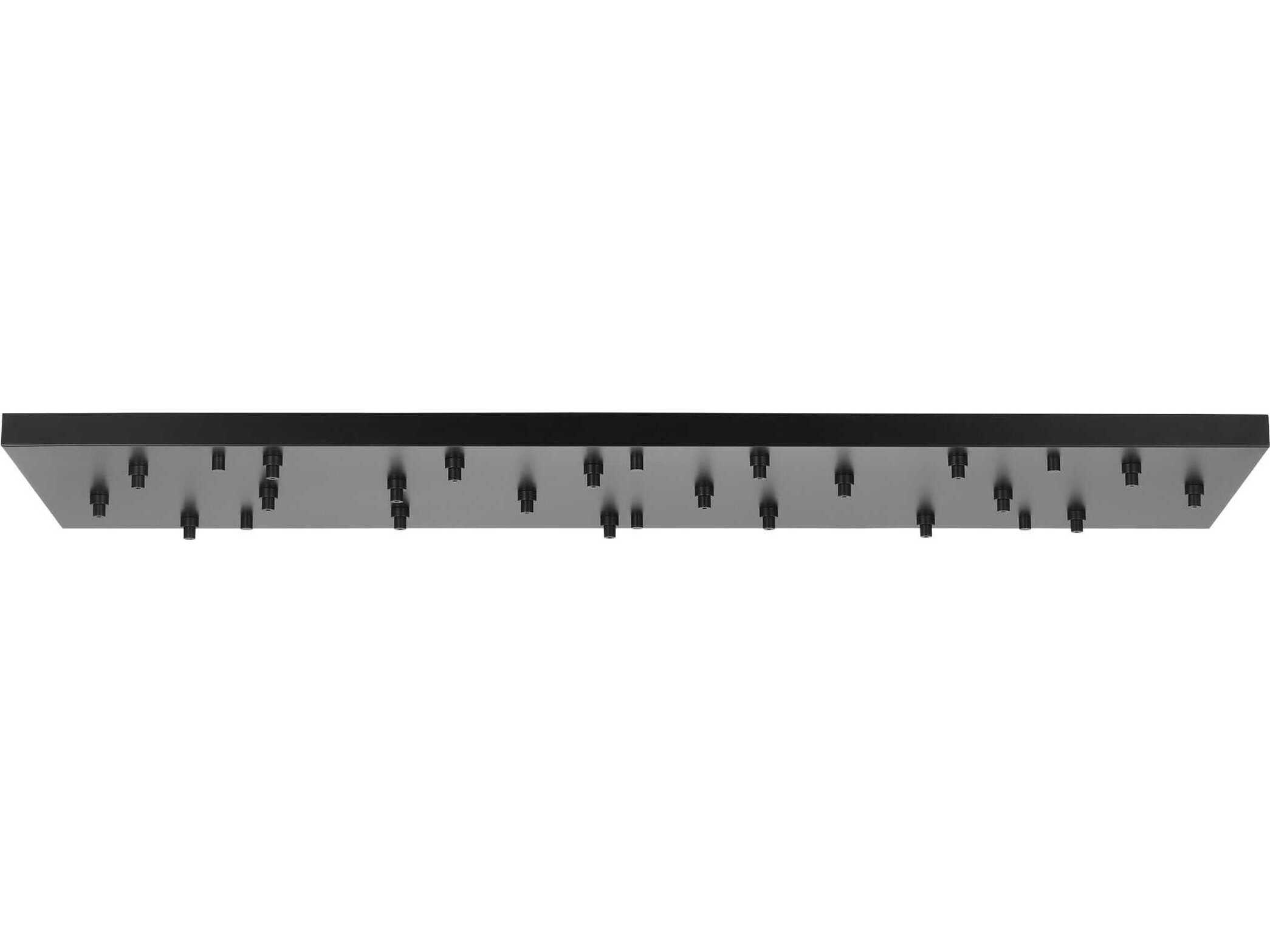 Visual Comfort Modern Multiport Nightshade Black 21-Light Mount