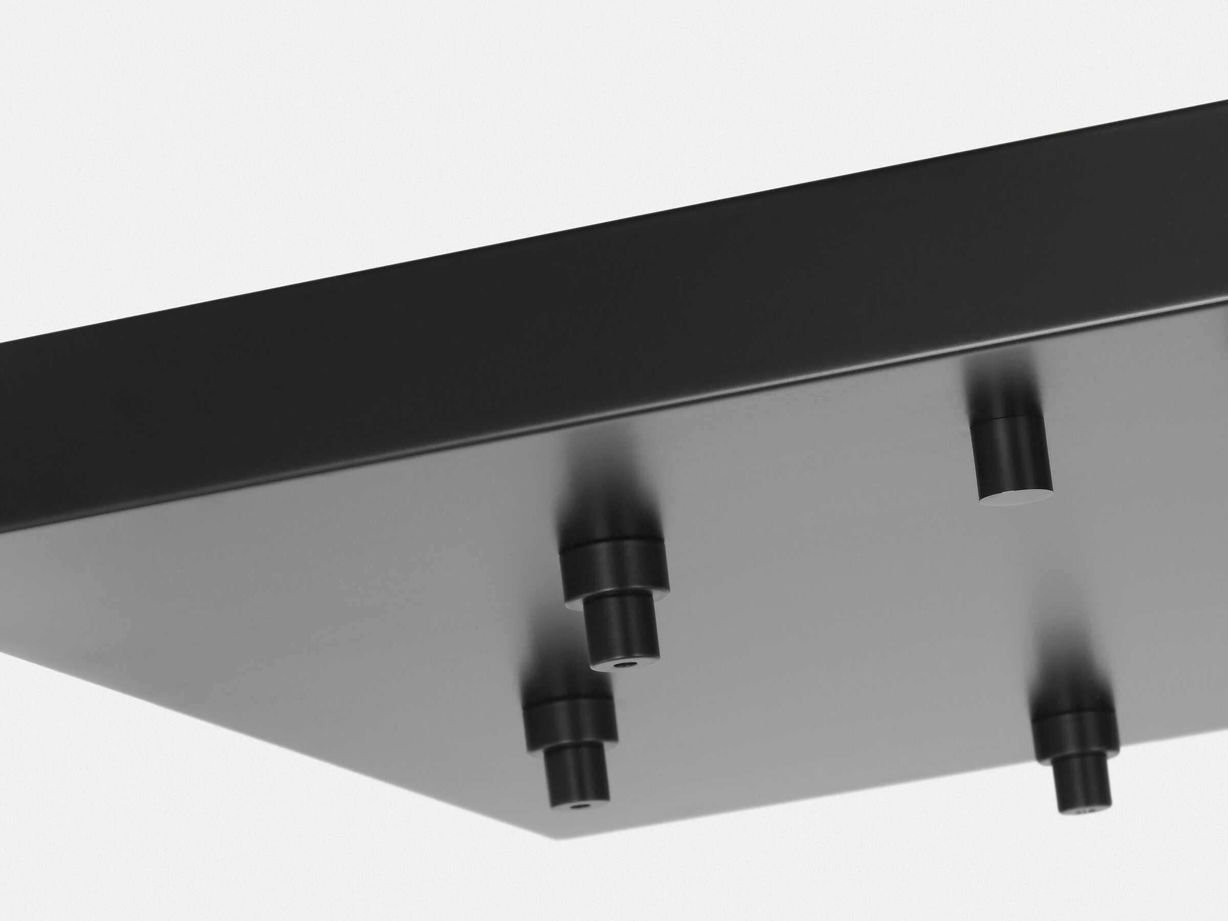 Visual Comfort Modern Multiport Nightshade Black 21-Light Mount