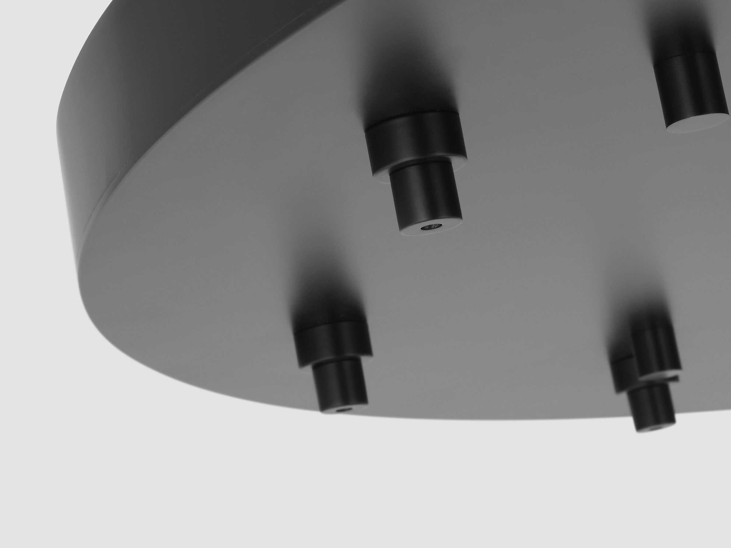 Visual Comfort Modern Multiport Nightshade Black 21-Light Mount