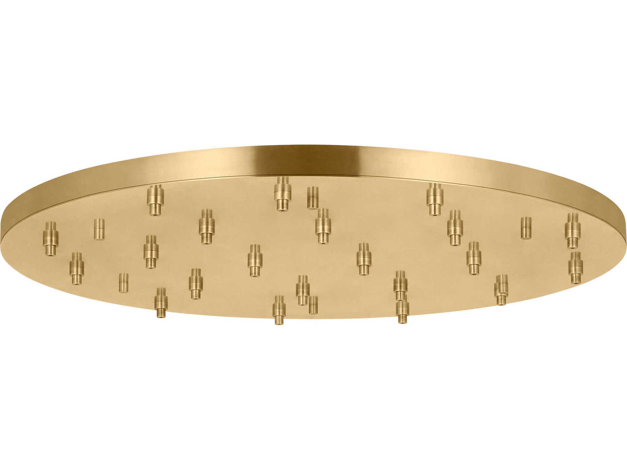 Visual Comfort Modern Multiport Hand Rubbed Antique Brass 21-Light Mount