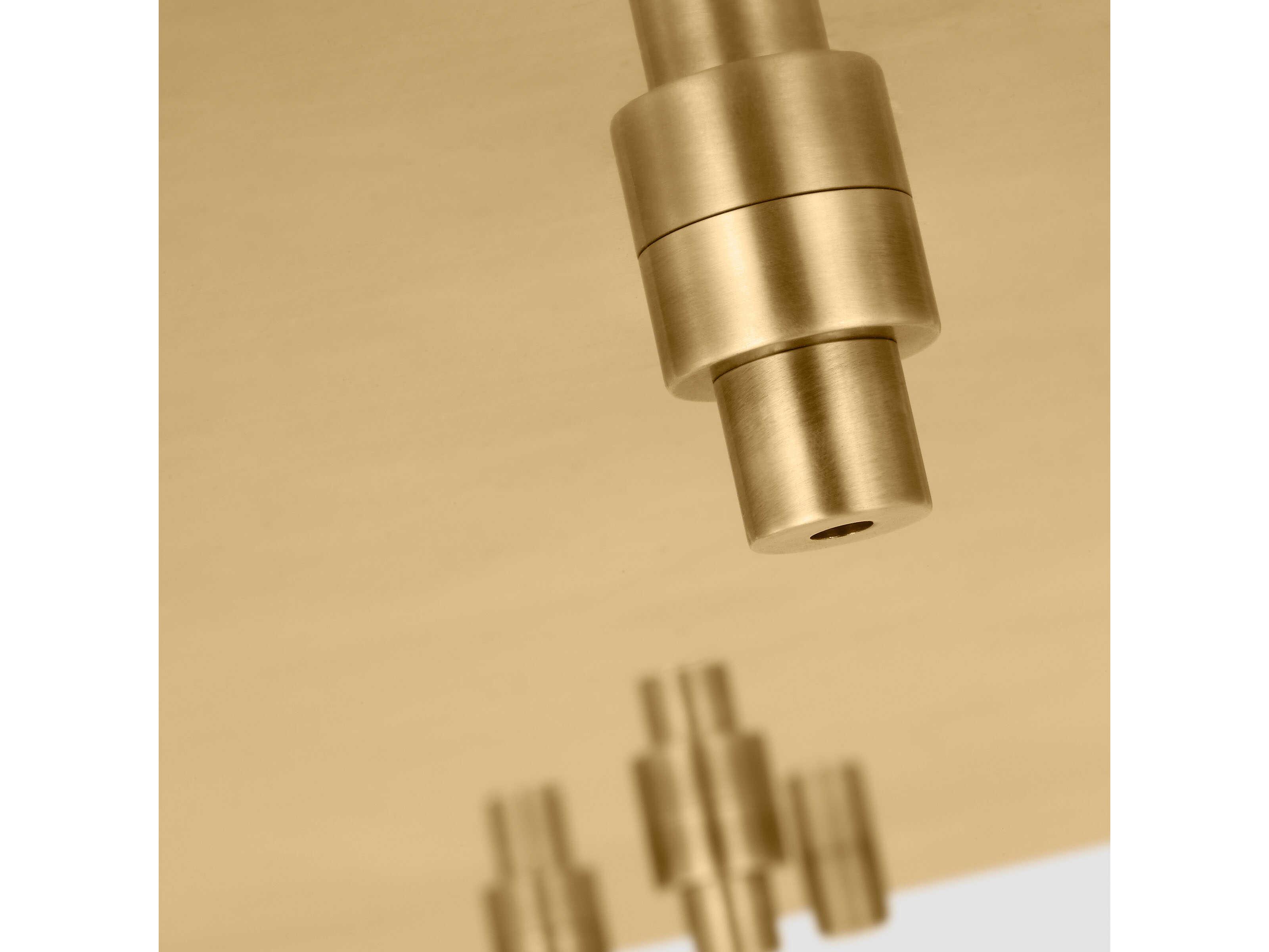 Visual Comfort Modern Multiport Hand Rubbed Antique Brass 21-Light Mount