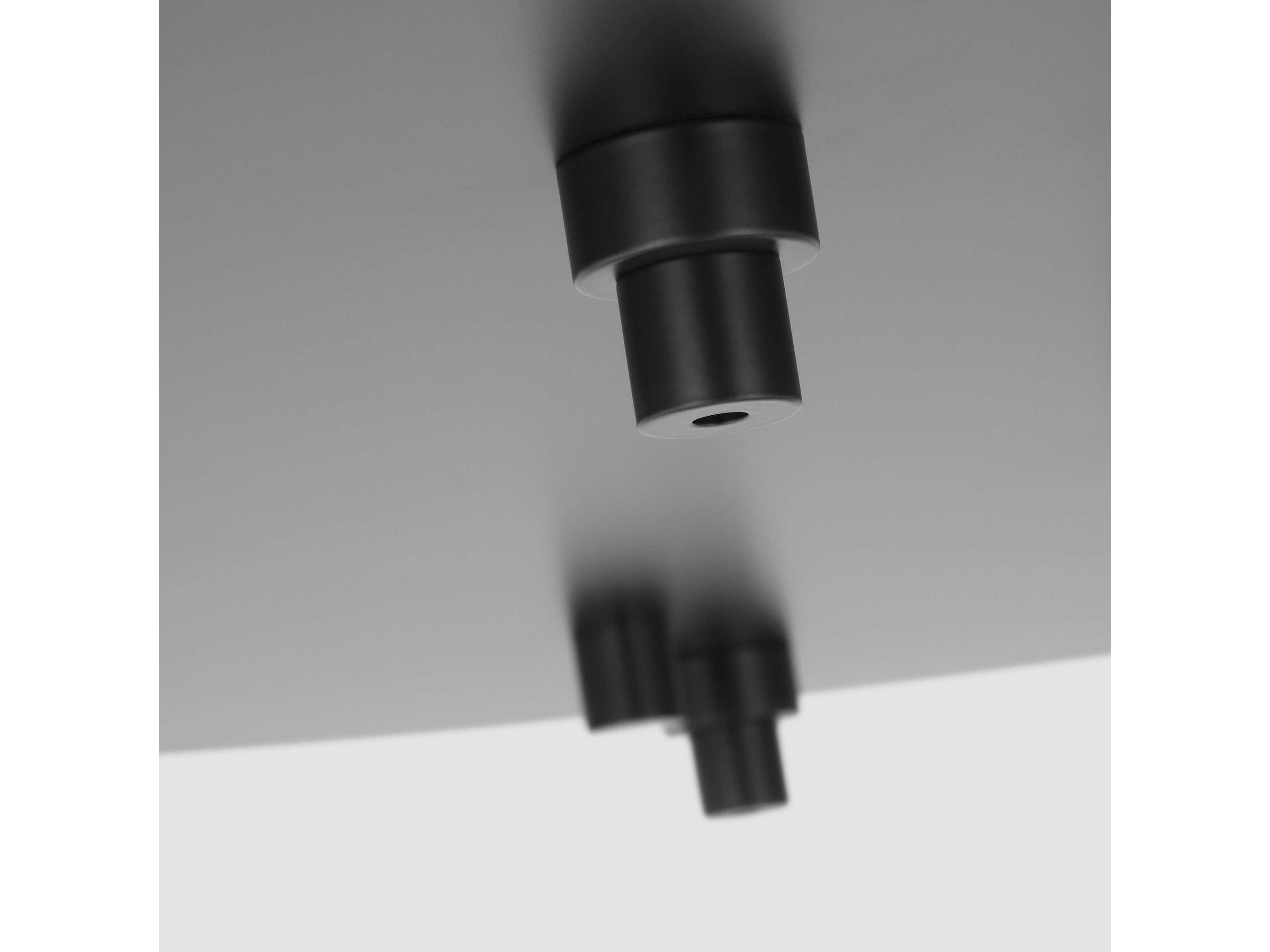 Visual Comfort Modern Multiport Nightshade Black 12-Light Mount