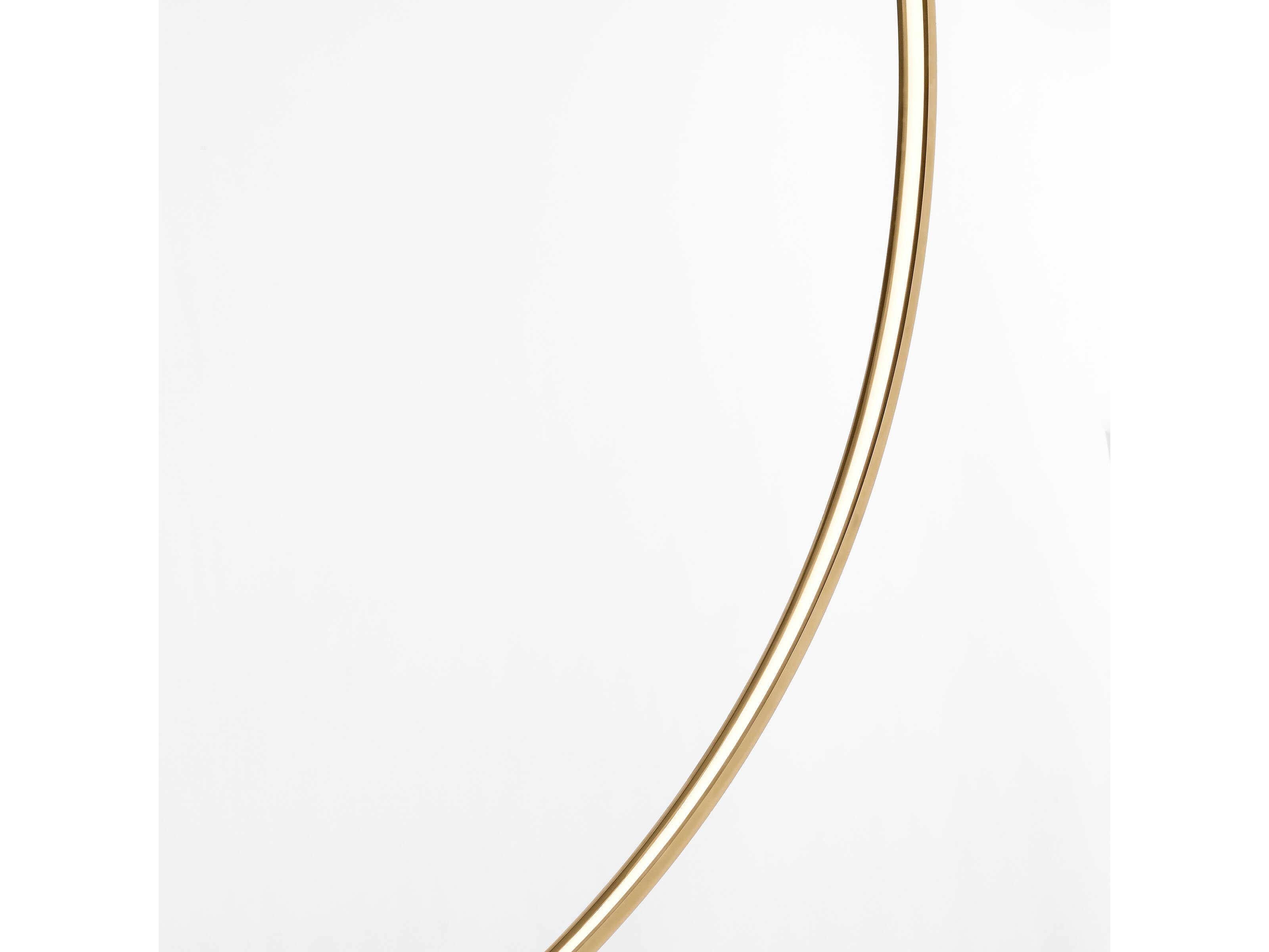 Visual Comfort Modern Baku 1-Light Hand Rubbed Antique Brass Linear Chandelier