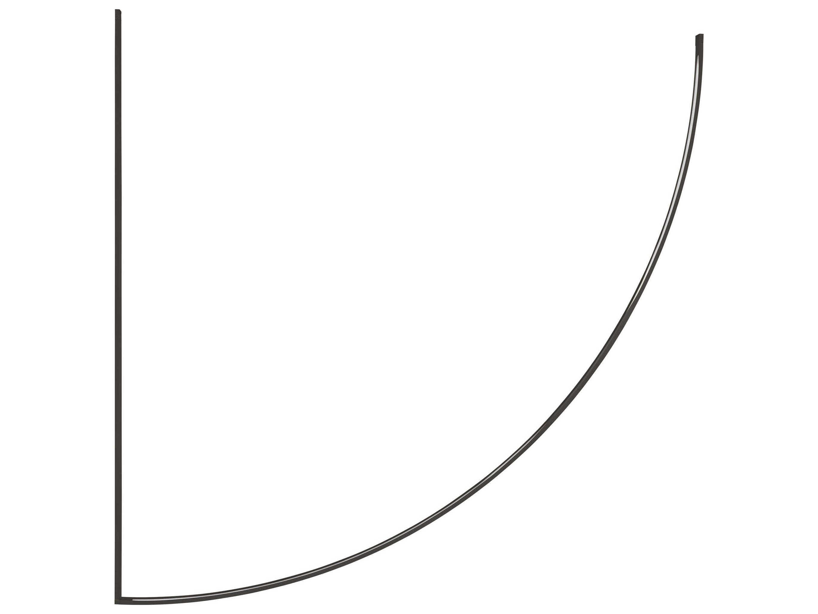 Visual Comfort Modern Baku 1-Light Nightshade Black Linear Chandelier